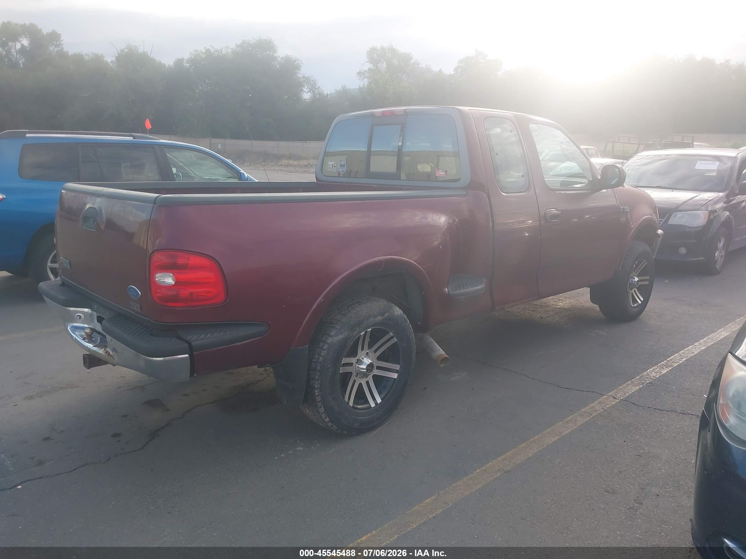 1997 Ford F-150 Lariat/xl/xlt Red vin: 1FTEX08L8VKC96753