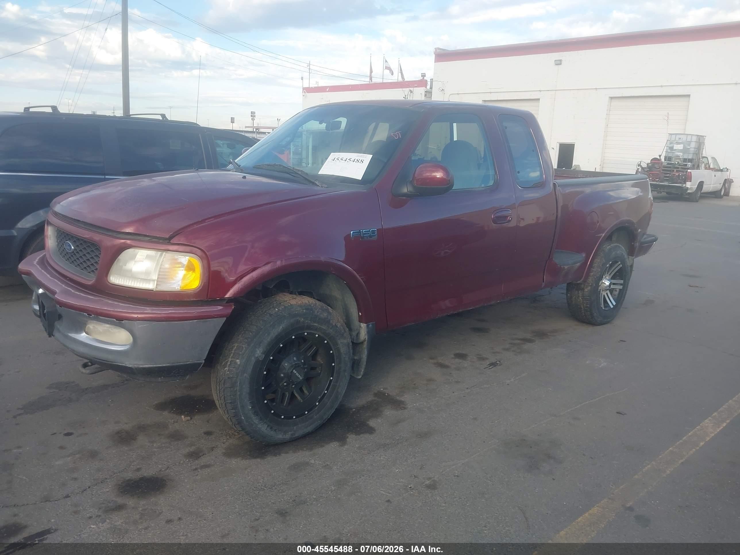 1997 Ford F-150 Lariat/xl/xlt Red vin: 1FTEX08L8VKC96753