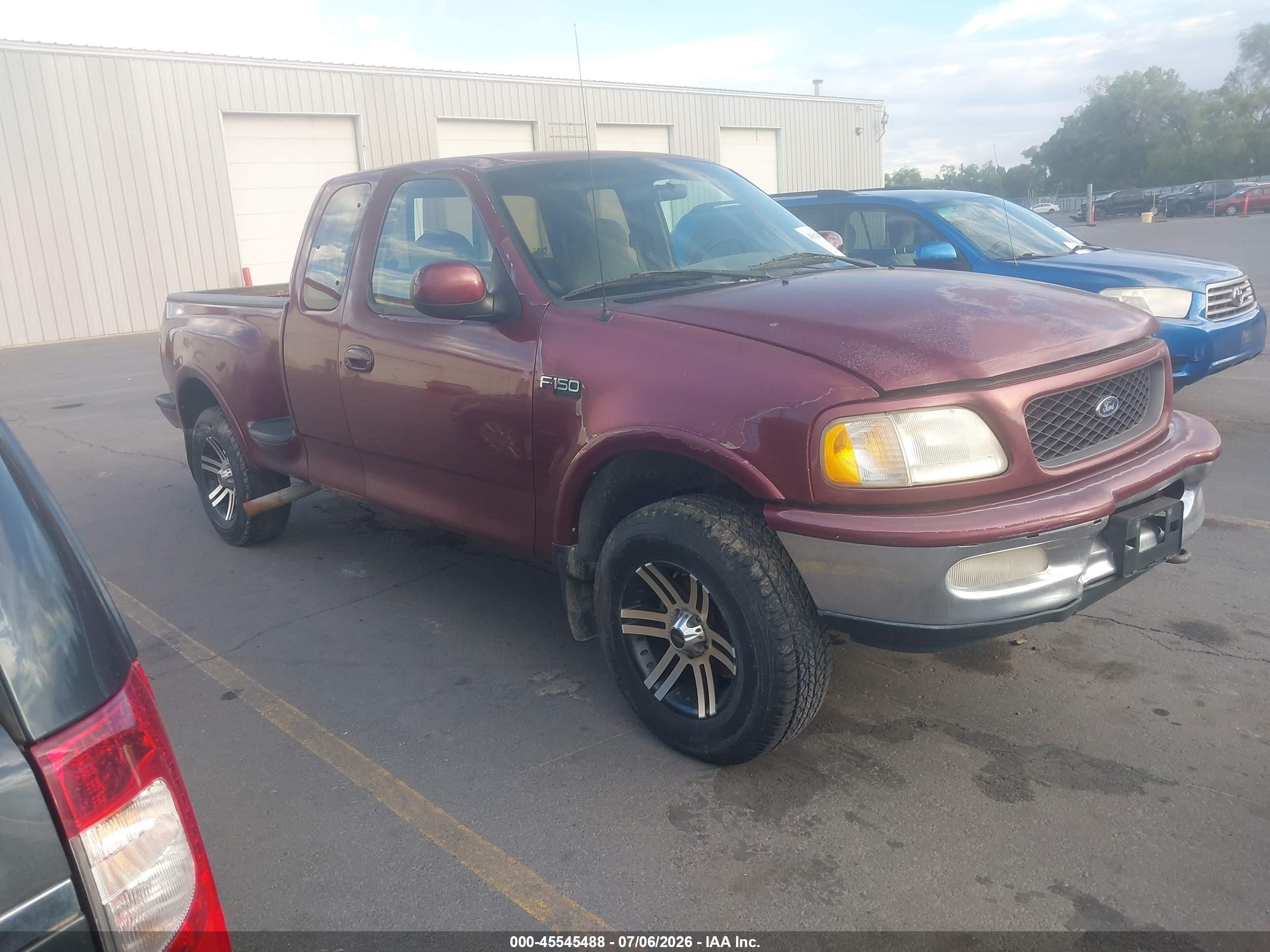 1997 Ford F-150 Lariat/xl/xlt Red vin: 1FTEX08L8VKC96753