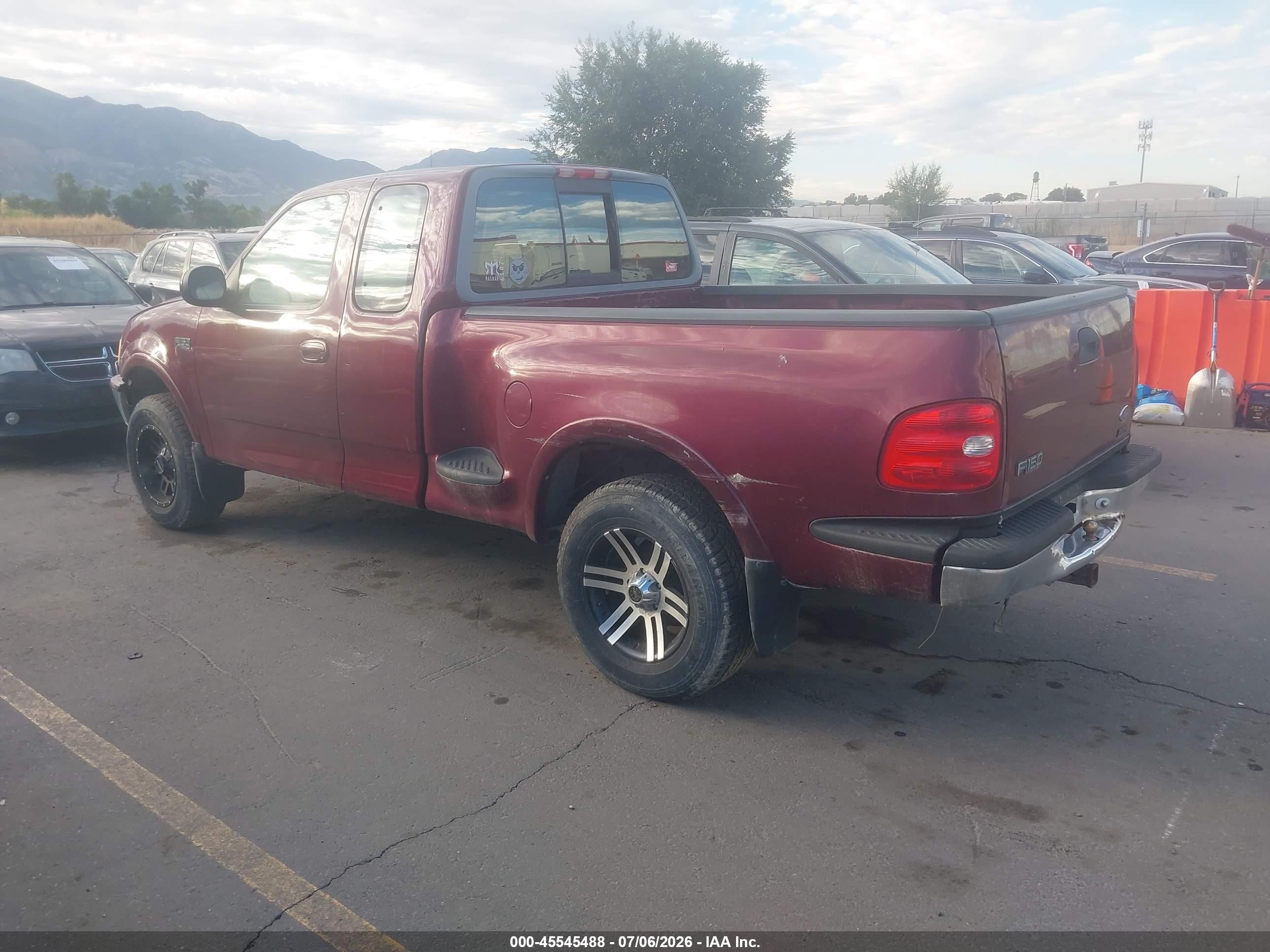 1997 Ford F-150 Lariat/xl/xlt Red vin: 1FTEX08L8VKC96753
