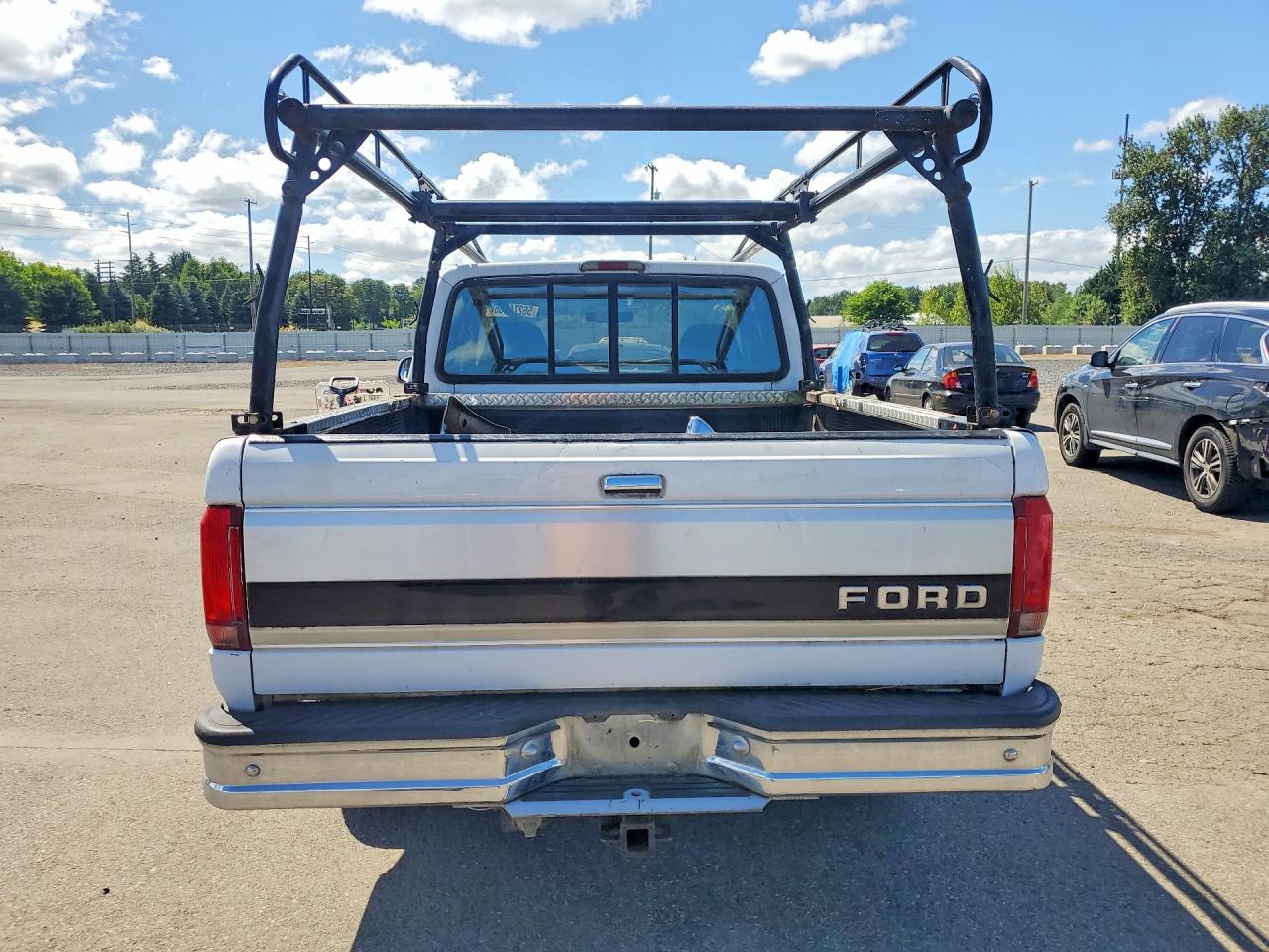 1996 Ford F150 White vin: 1FTEX14H1TKA29703