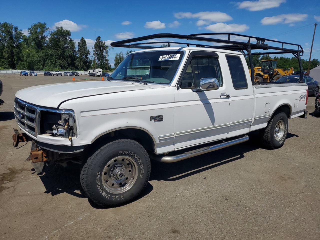 1996 Ford F150 White vin: 1FTEX14H1TKA29703