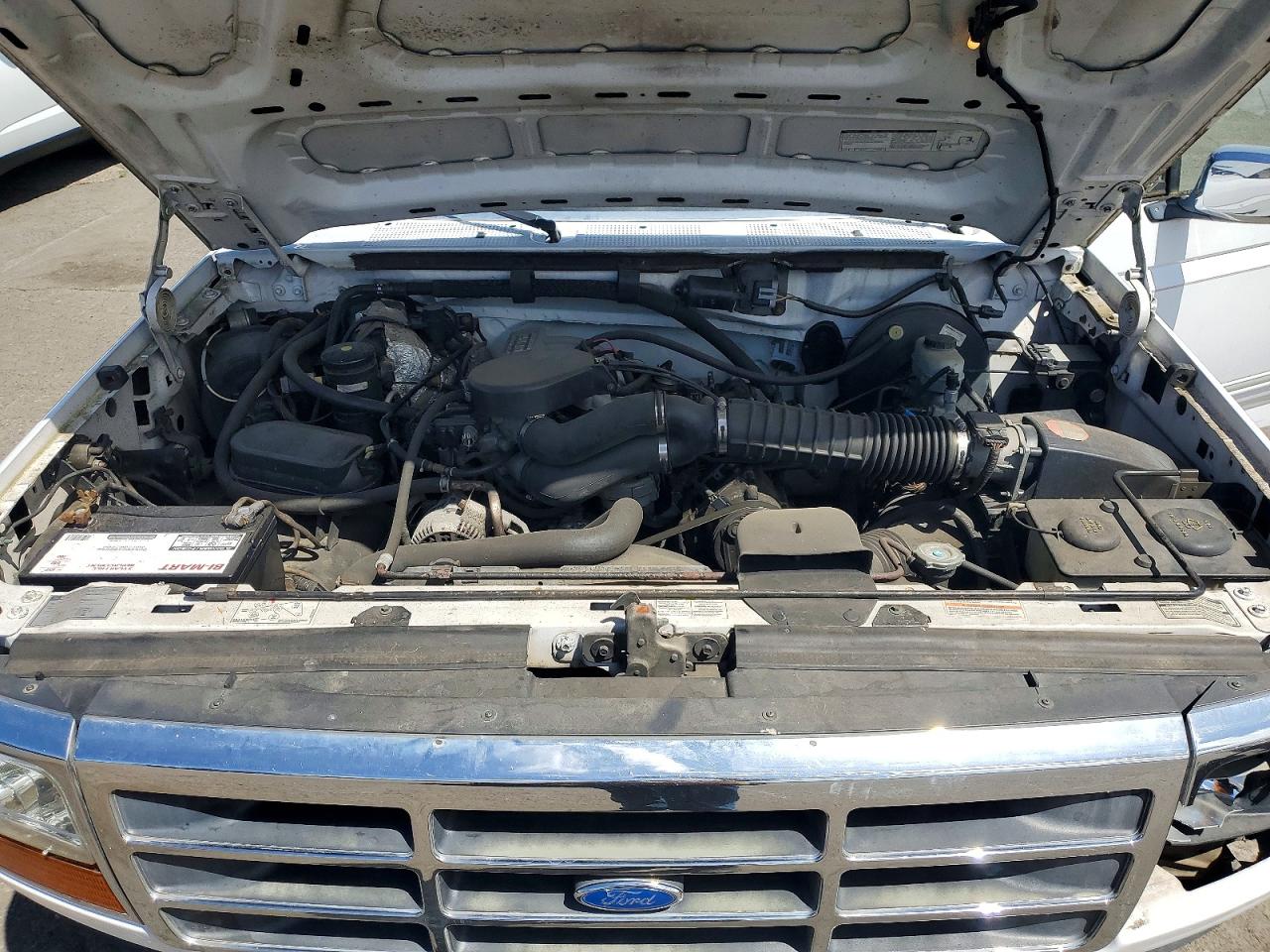 1996 Ford F150 White vin: 1FTEX14H1TKA29703
