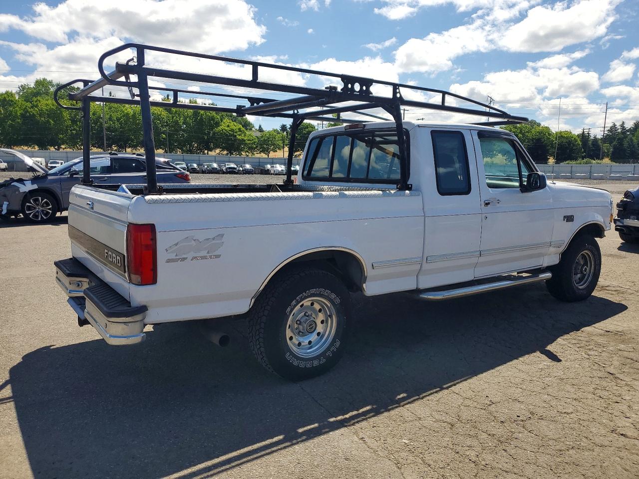 1996 Ford F150 White vin: 1FTEX14H1TKA29703