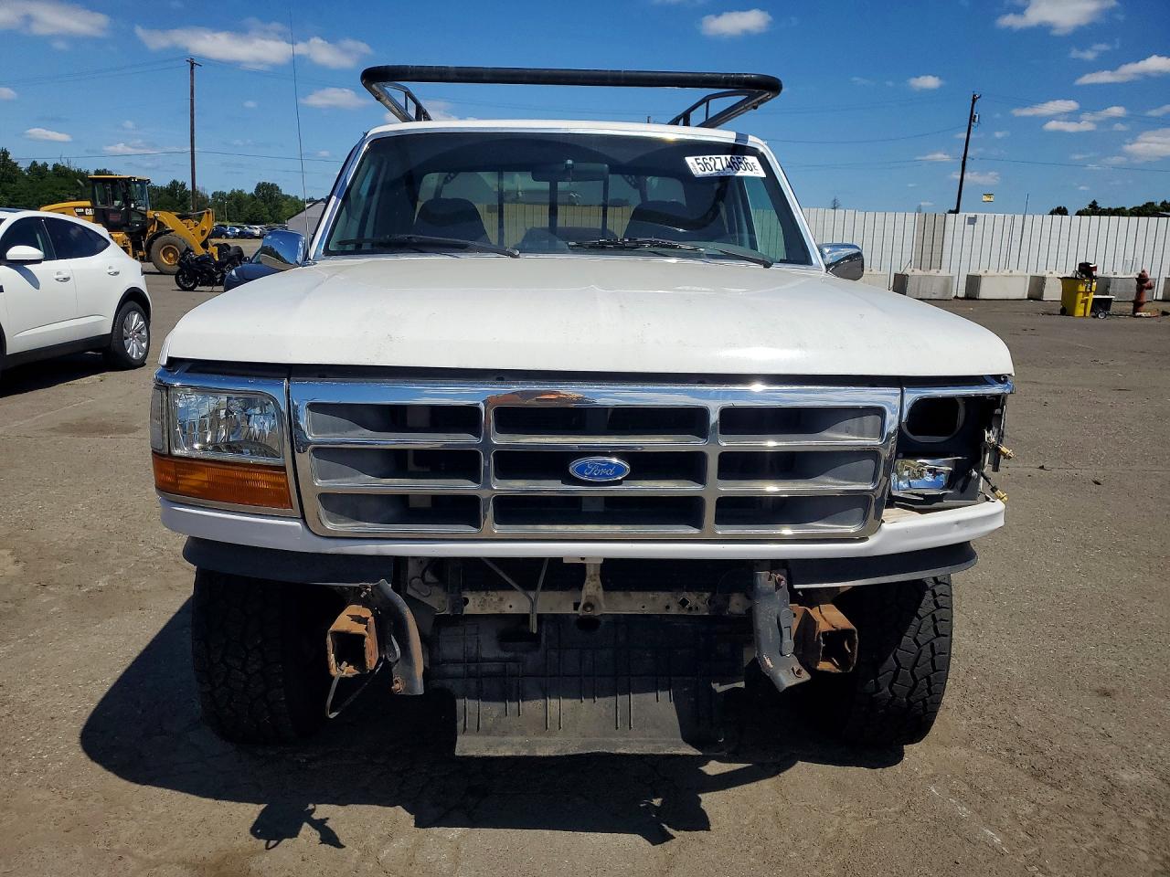 1996 Ford F150 White vin: 1FTEX14H1TKA29703