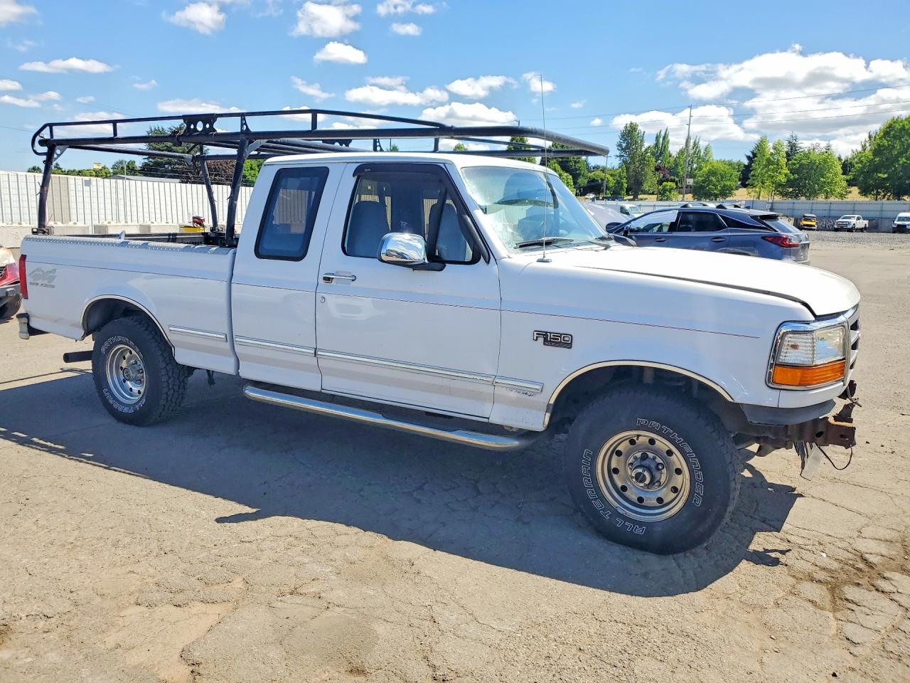 1996 Ford F150 White vin: 1FTEX14H1TKA29703