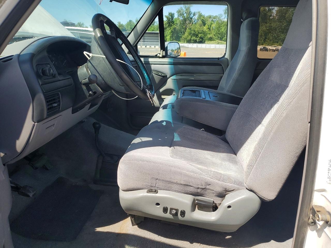 1996 Ford F150 White vin: 1FTEX14H1TKA29703