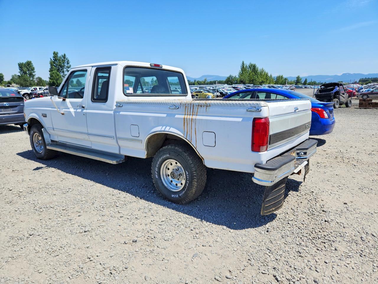 1996 Ford F150 White vin: 1FTEX14H4TKA52179