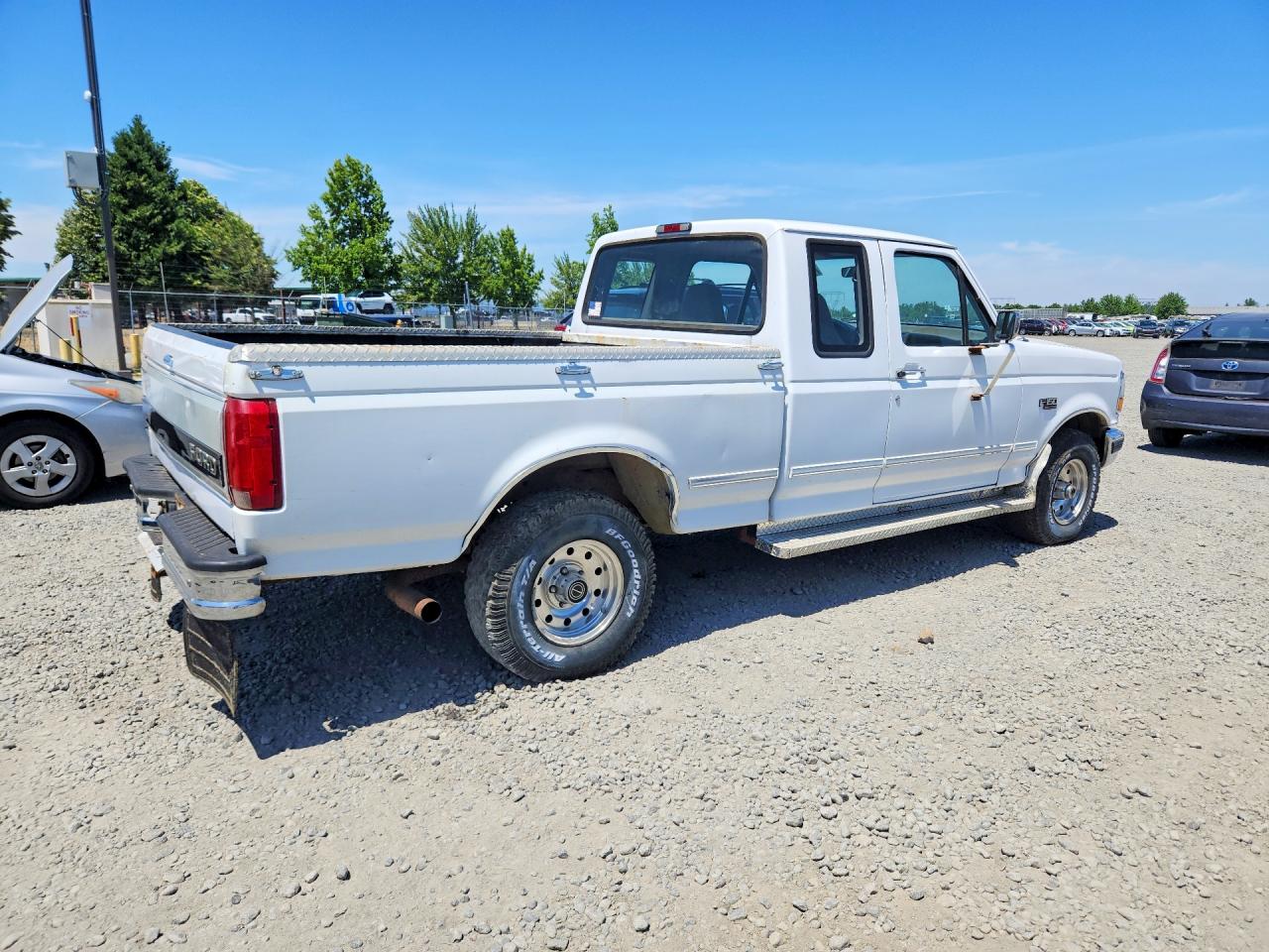 1996 Ford F150 White vin: 1FTEX14H4TKA52179