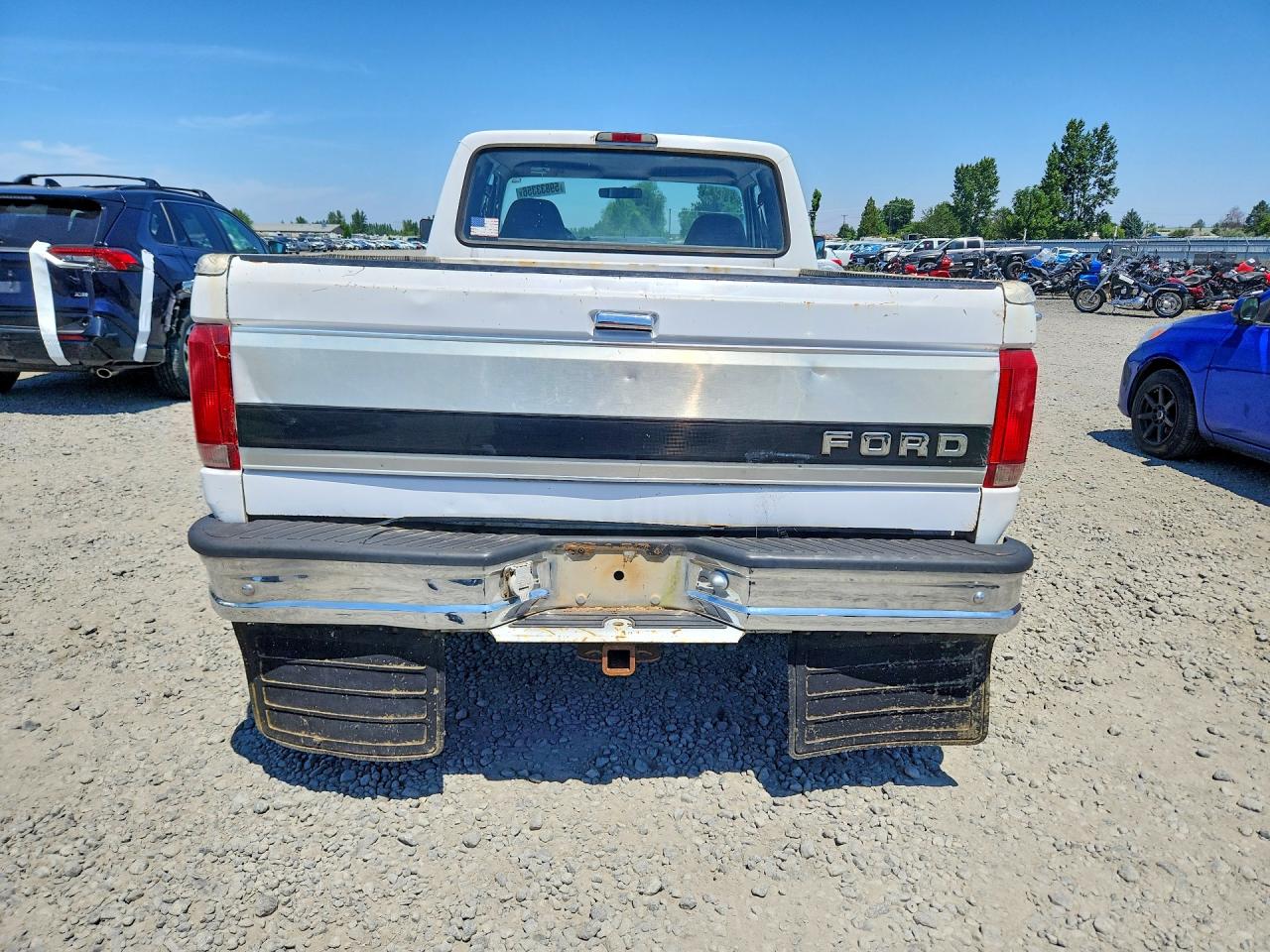 1996 Ford F150 White vin: 1FTEX14H4TKA52179