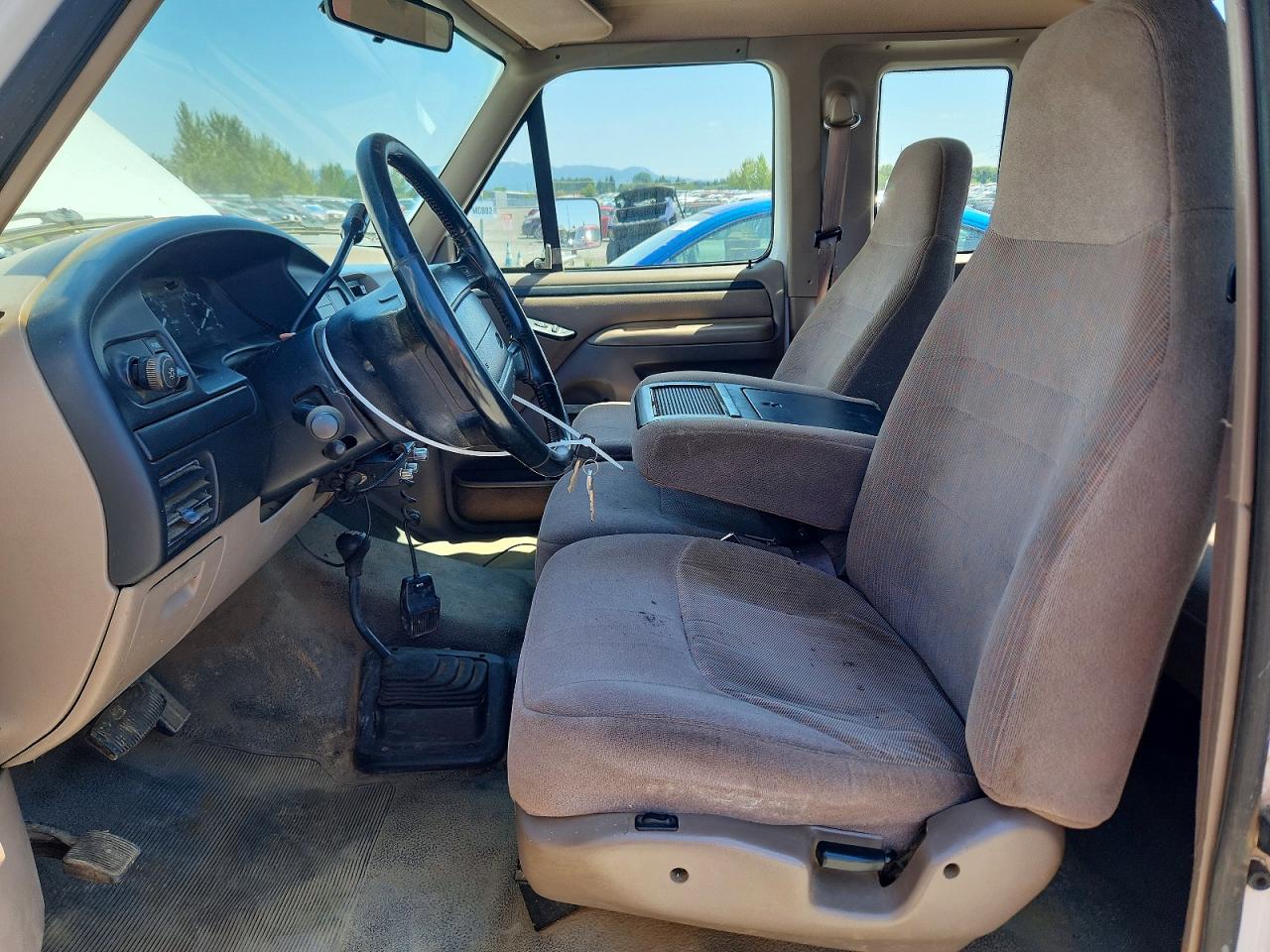 1996 Ford F150 White vin: 1FTEX14H4TKA52179