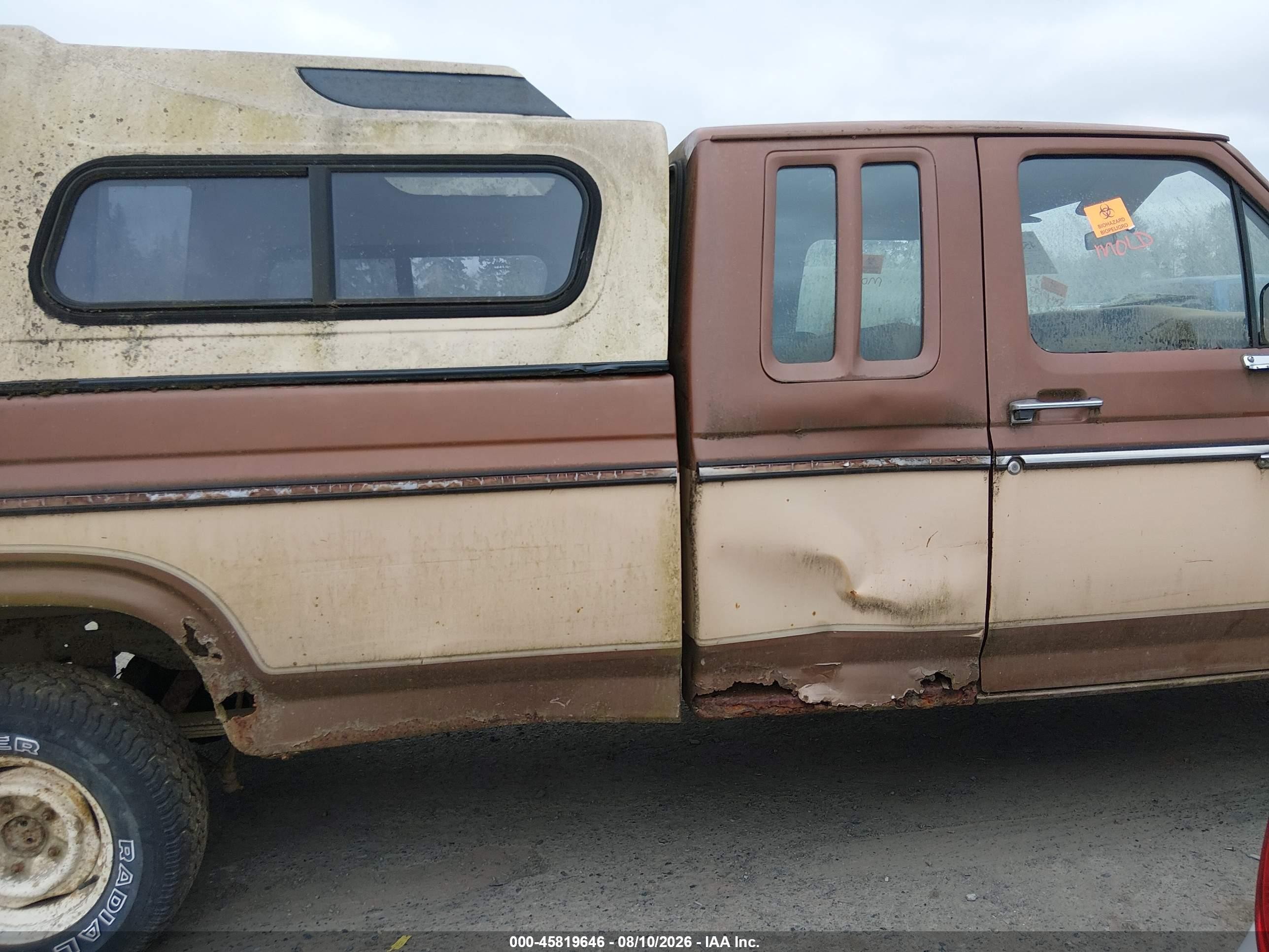 1985 Ford F150   Brown vin: 1FTEX14H6FKA69876