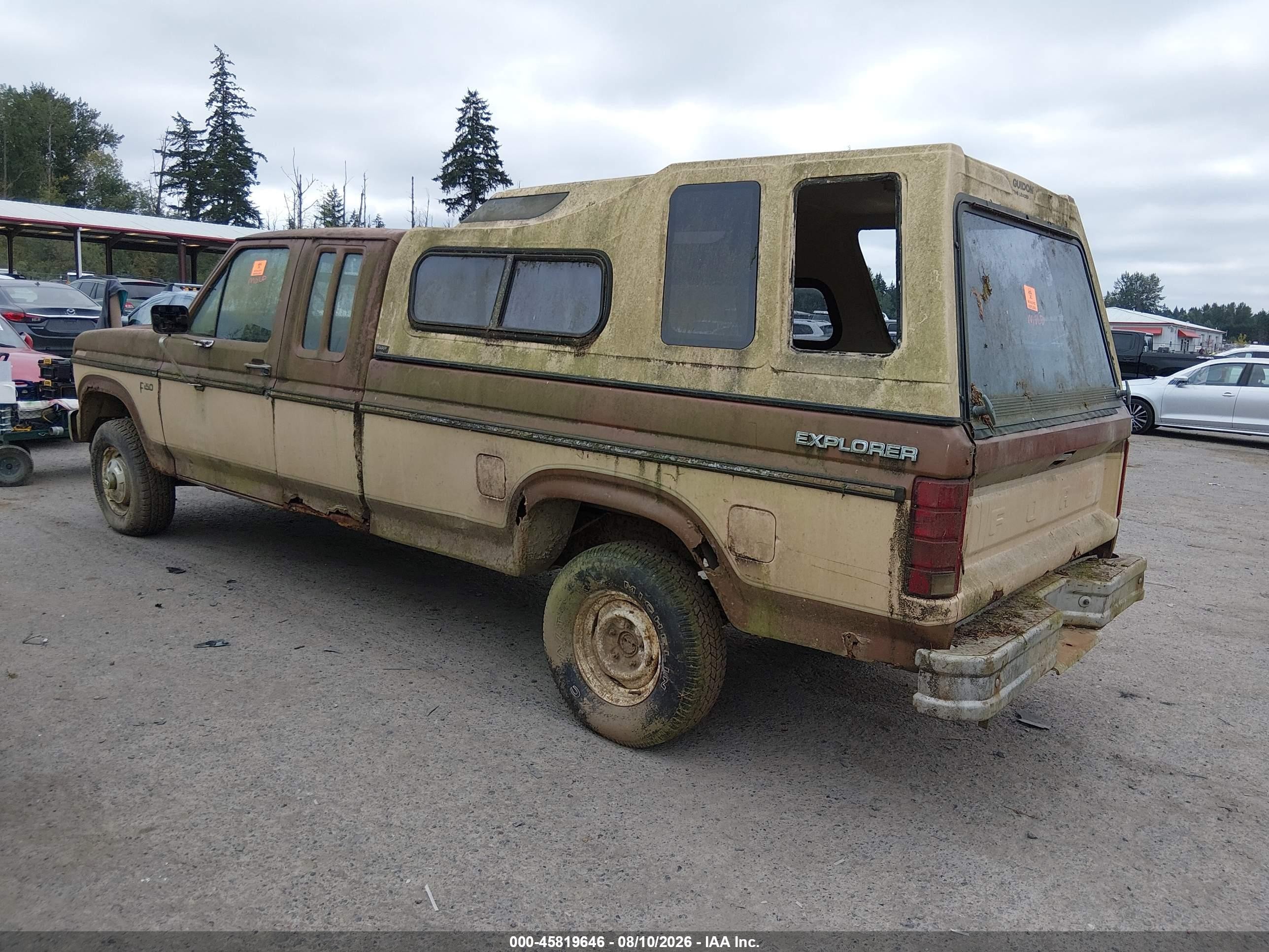 1985 Ford F150   Brown vin: 1FTEX14H6FKA69876