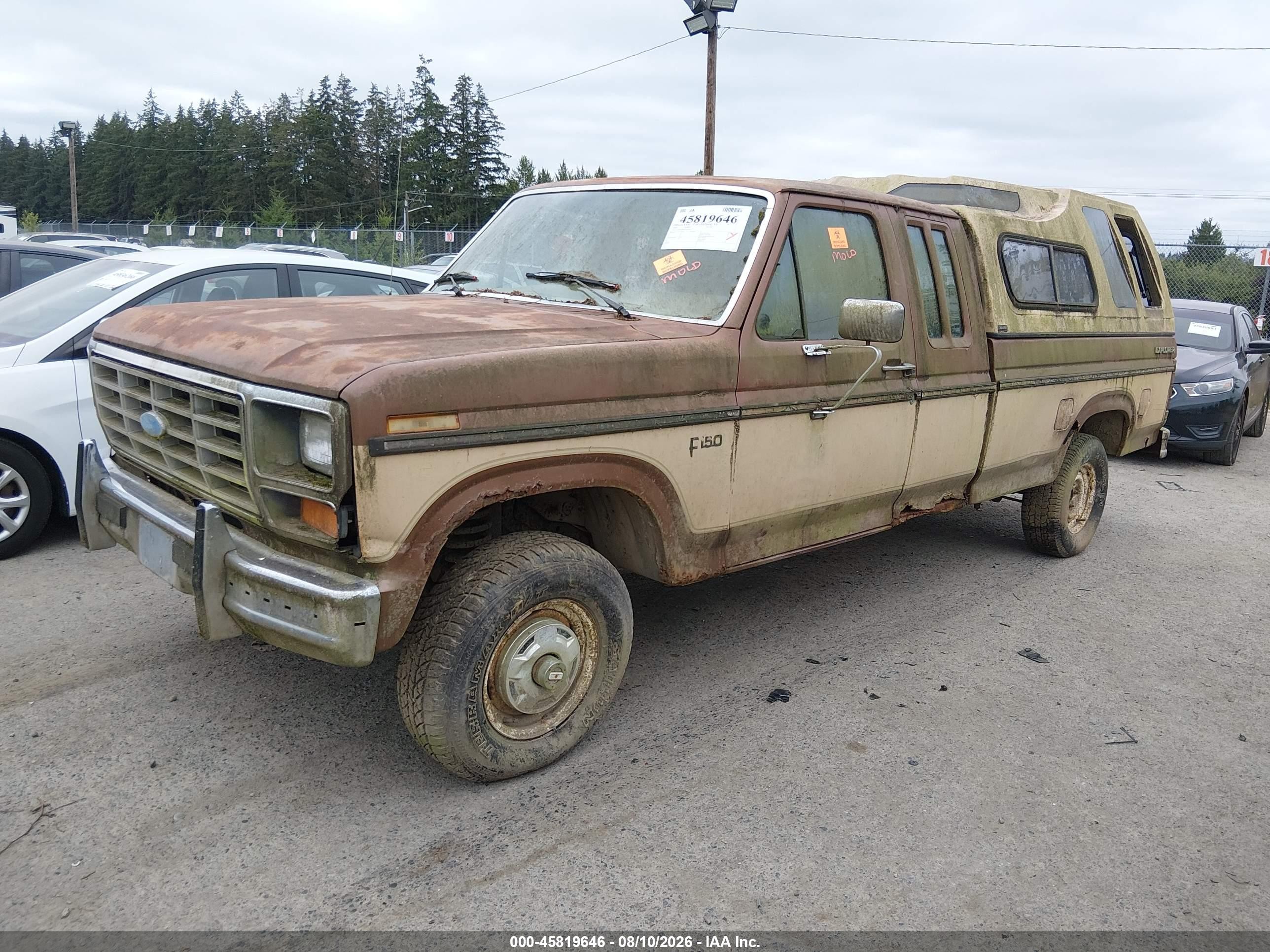1985 Ford F150   Brown vin: 1FTEX14H6FKA69876