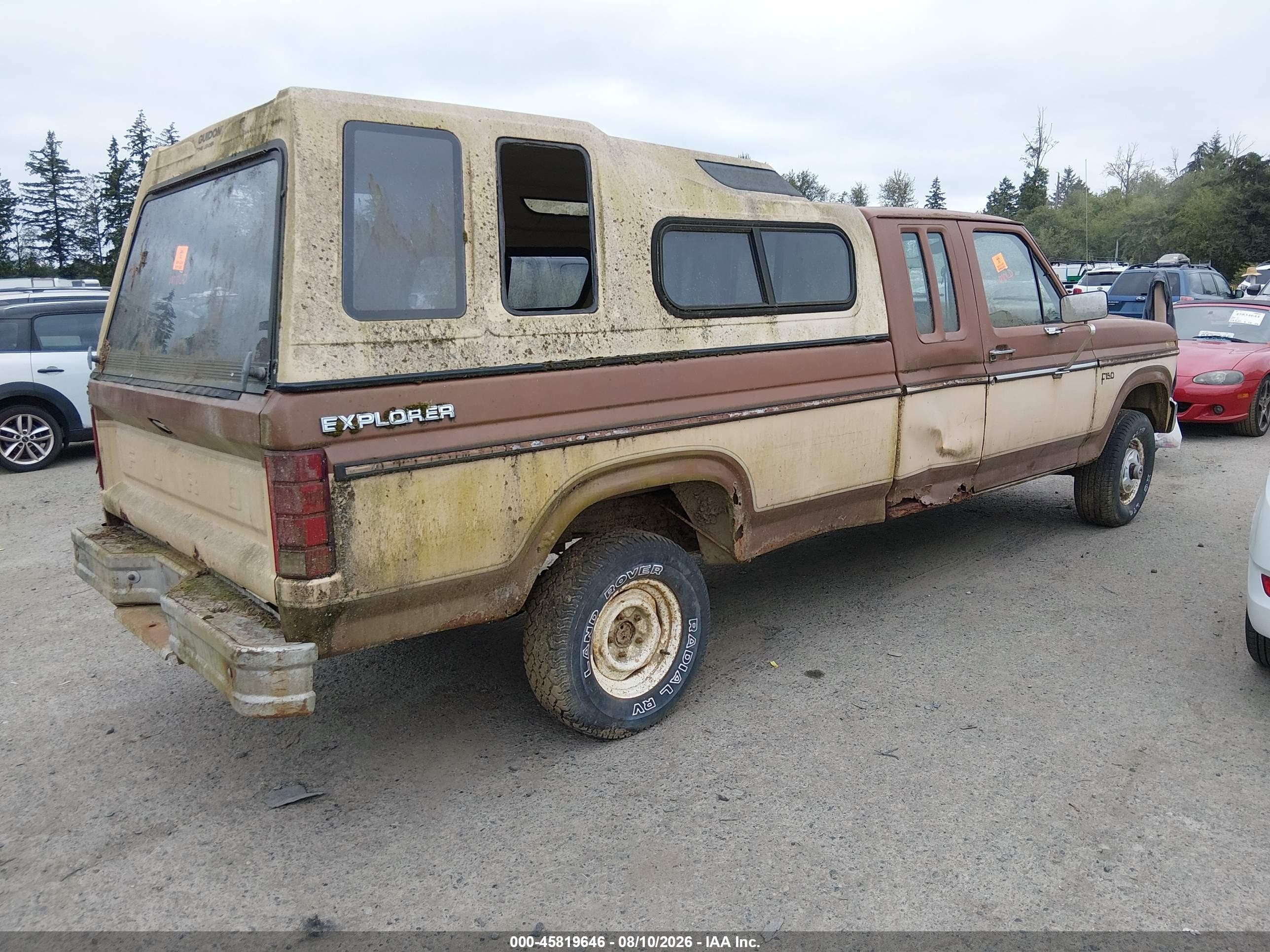1985 Ford F150   Brown vin: 1FTEX14H6FKA69876