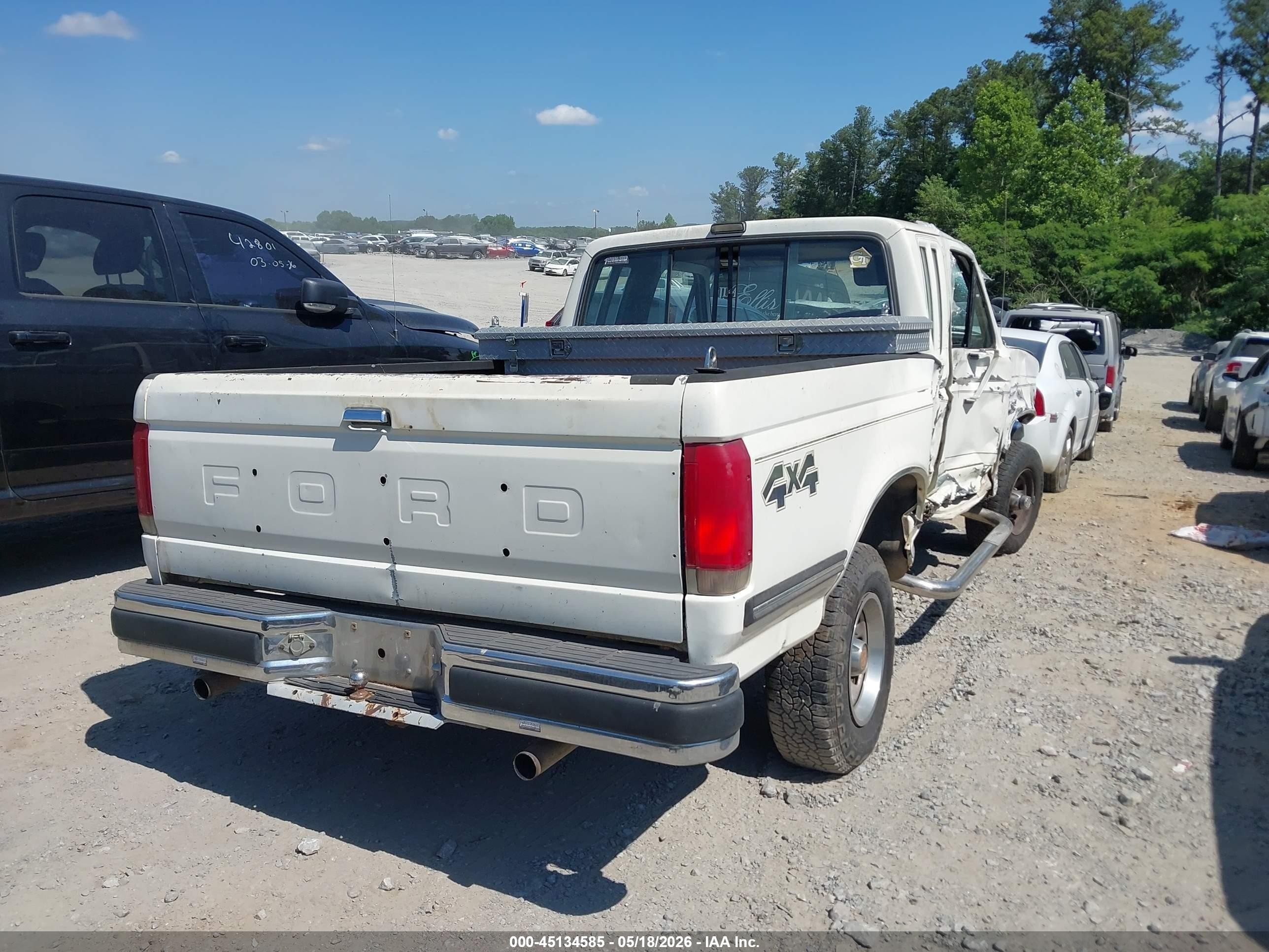 1991 Ford F150   White vin: 1FTEX14H6MKA12316