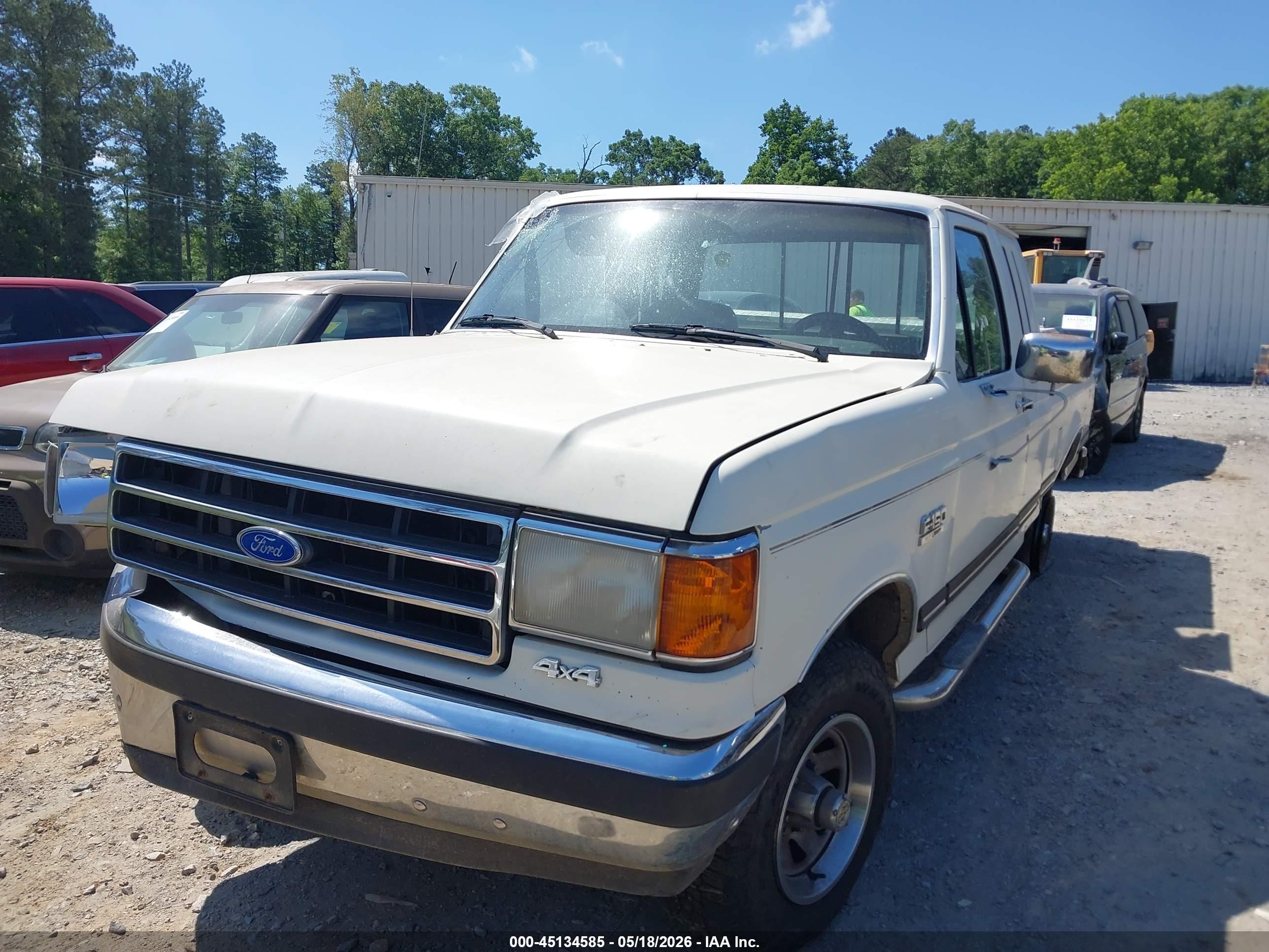 1991 Ford F150   White vin: 1FTEX14H6MKA12316