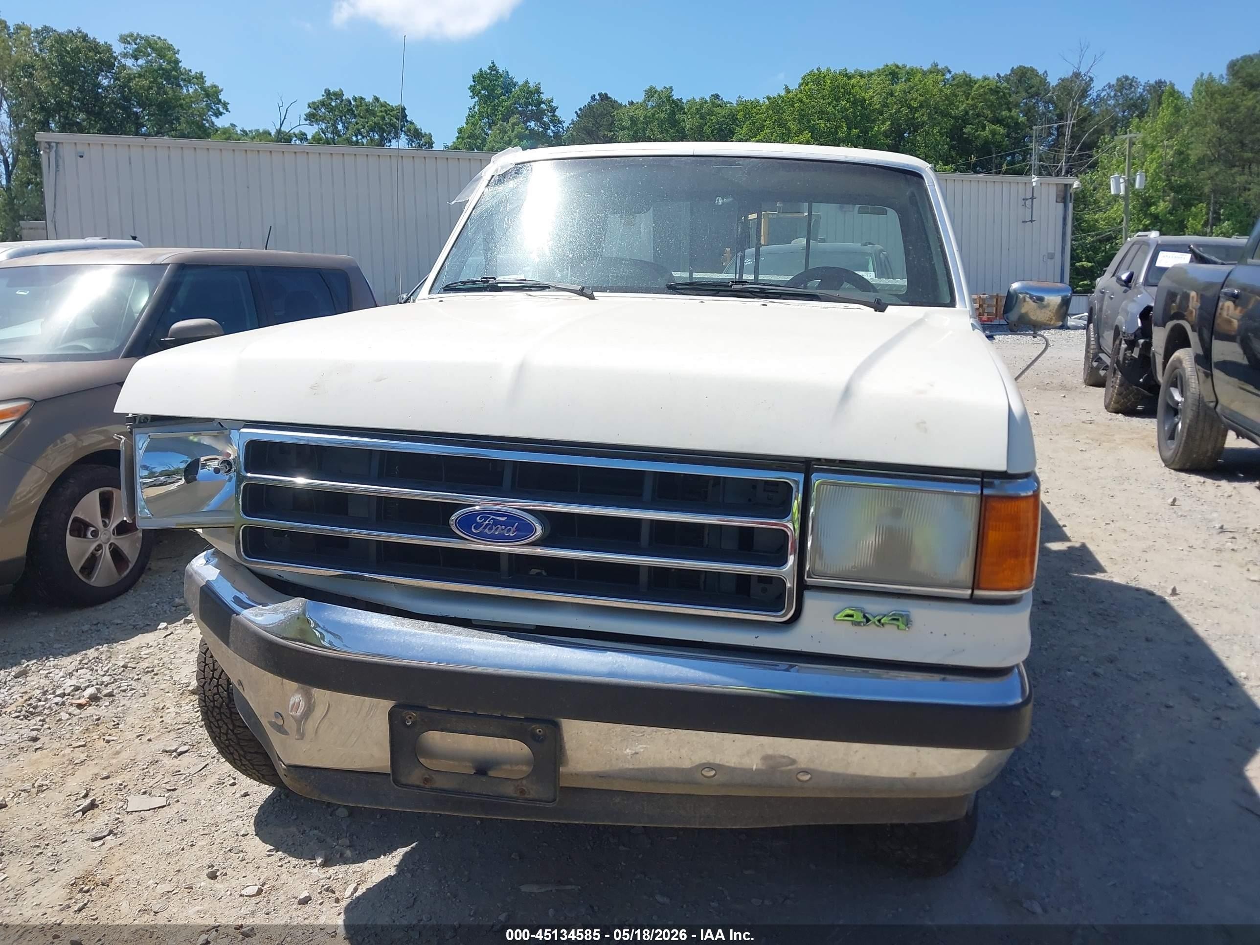 1991 Ford F150   White vin: 1FTEX14H6MKA12316