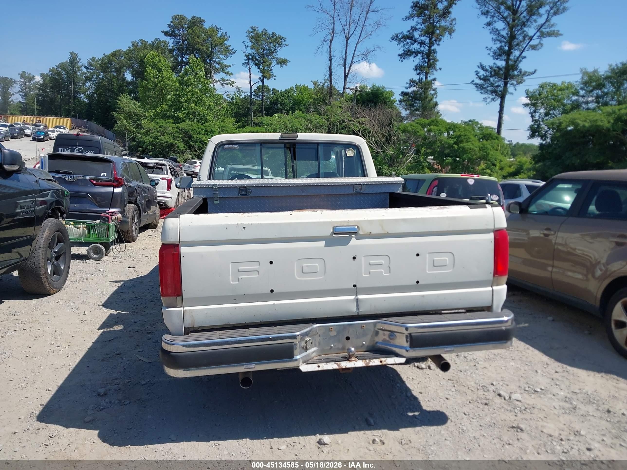 1991 Ford F150   White vin: 1FTEX14H6MKA12316