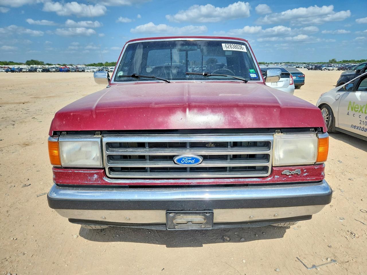 1991 Ford F150 Красный vin: 1FTEX14H7MKB10867