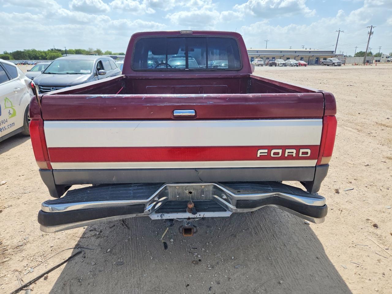 1991 Ford F150 Красный vin: 1FTEX14H7MKB10867