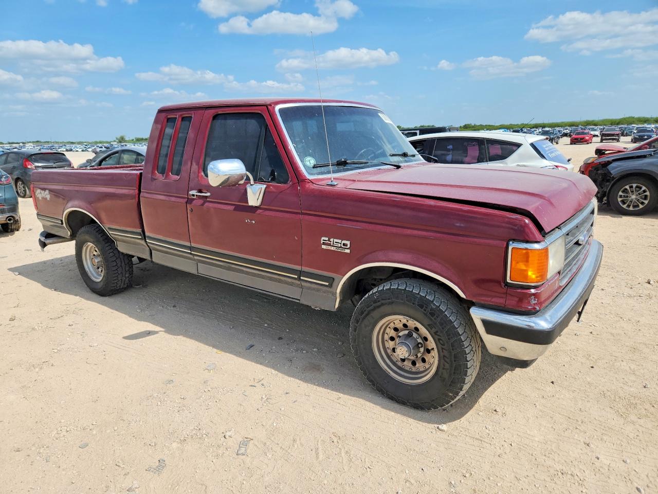 1991 Ford F150 Красный vin: 1FTEX14H7MKB10867