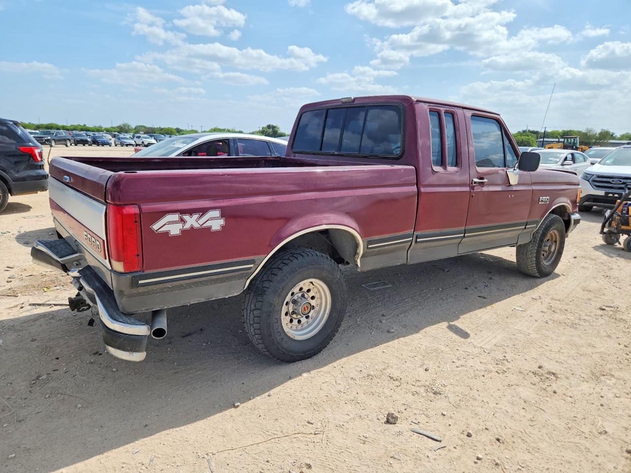 1991 Ford F150 Красный vin: 1FTEX14H7MKB10867