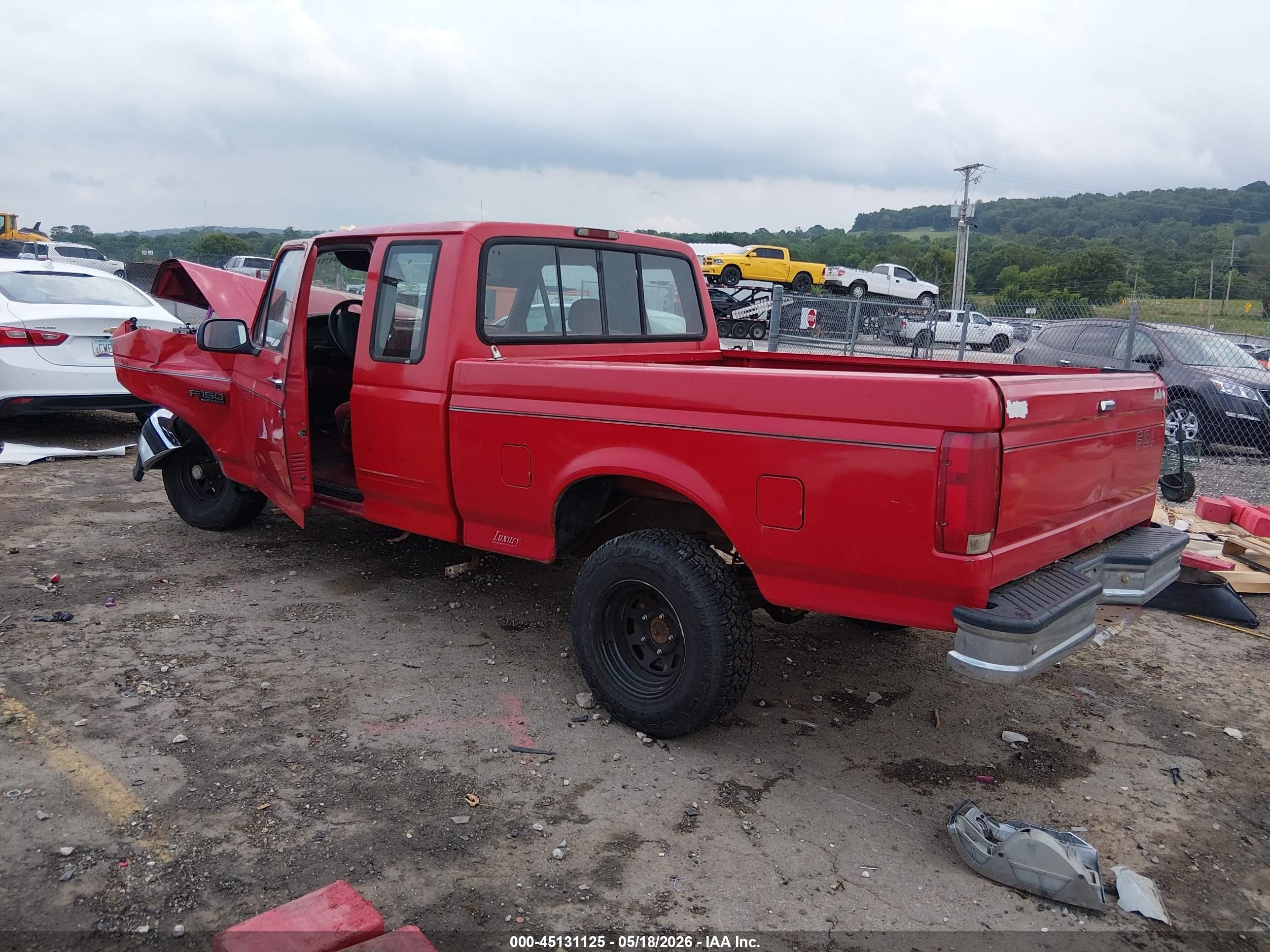 1994 Ford F150   Red vin: 1FTEX14H9RKA83727