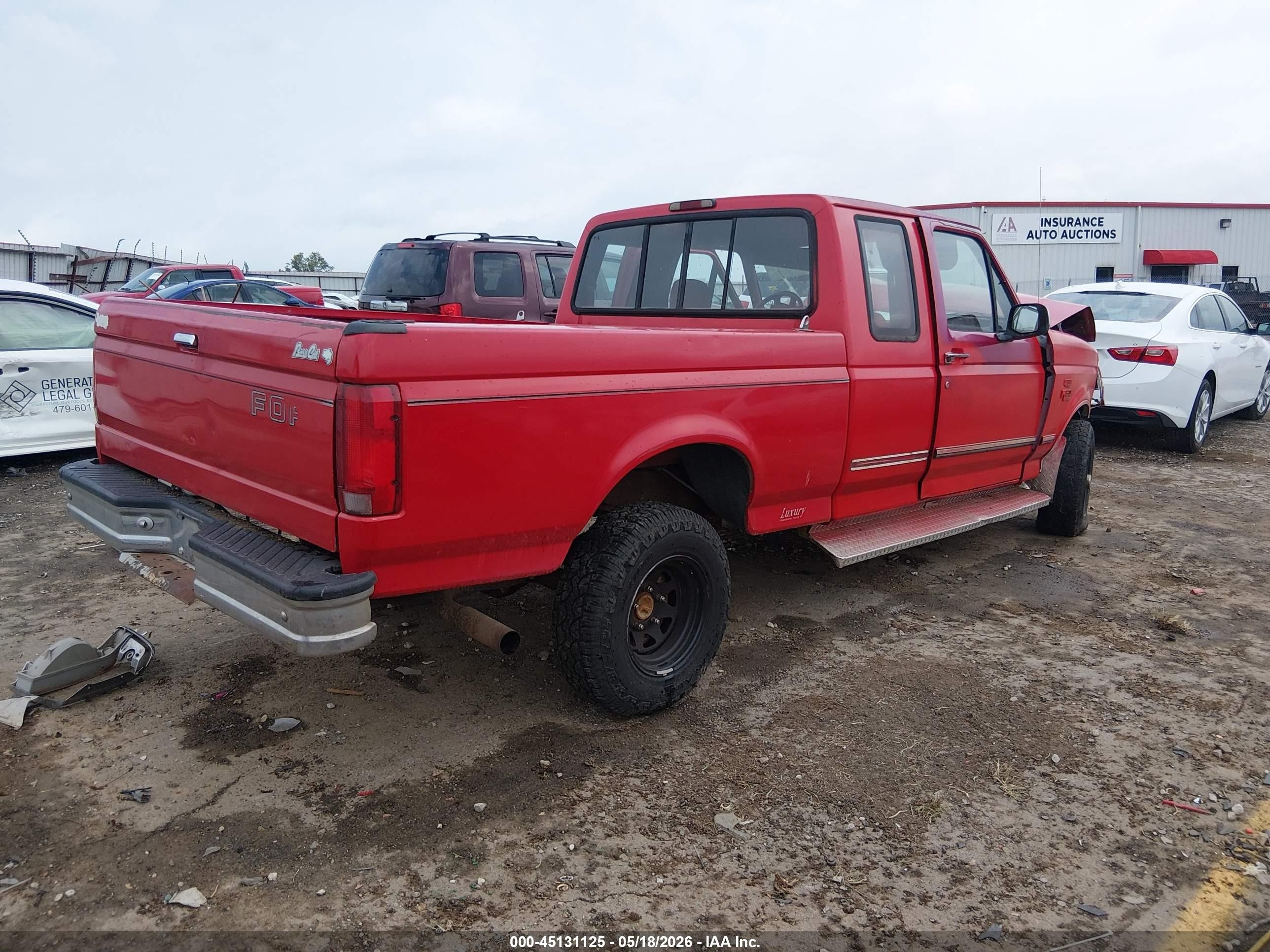 1994 Ford F150   Red vin: 1FTEX14H9RKA83727
