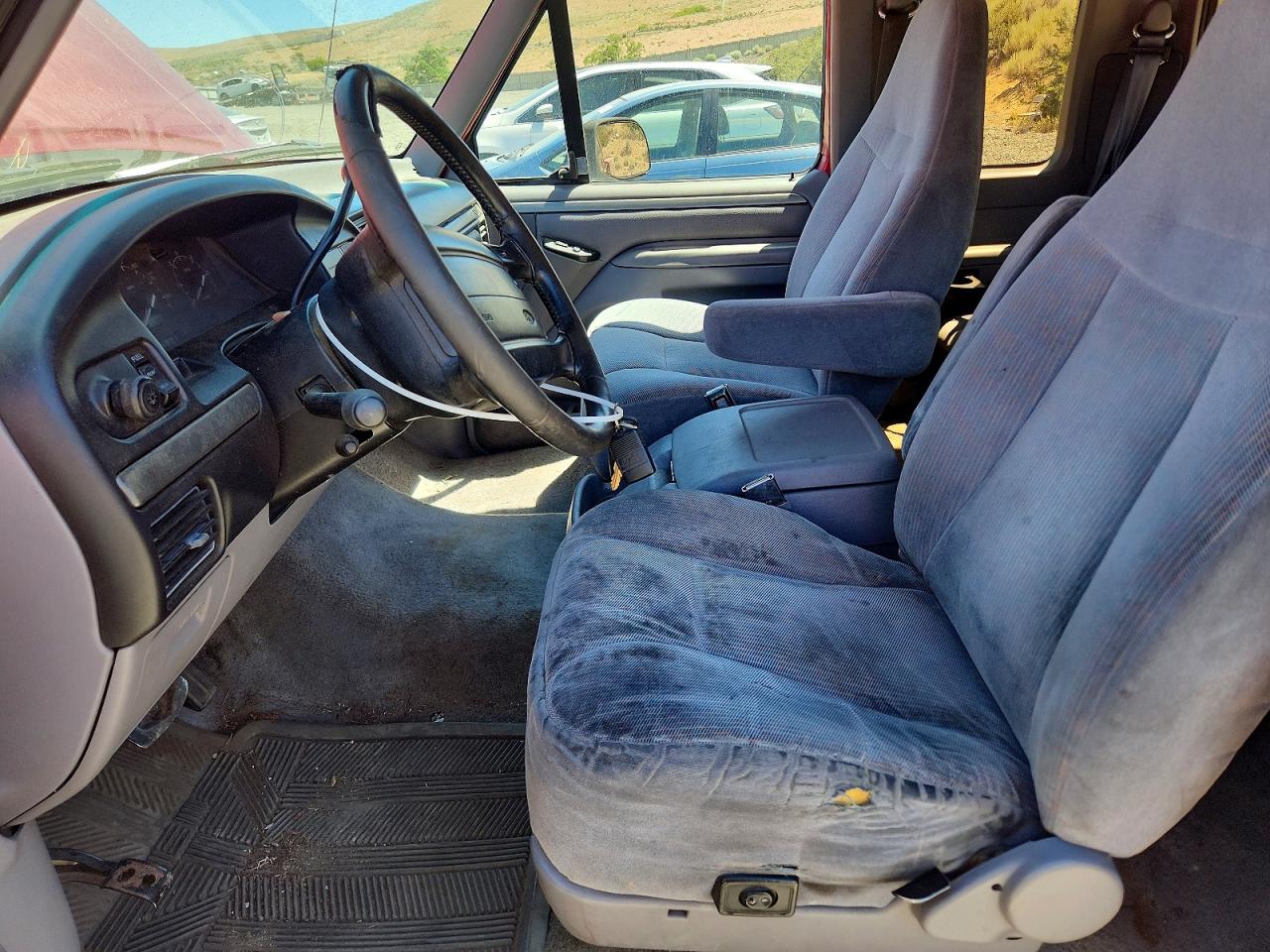 1995 Ford F150 Maroon vin: 1FTEX14H9SKA38499
