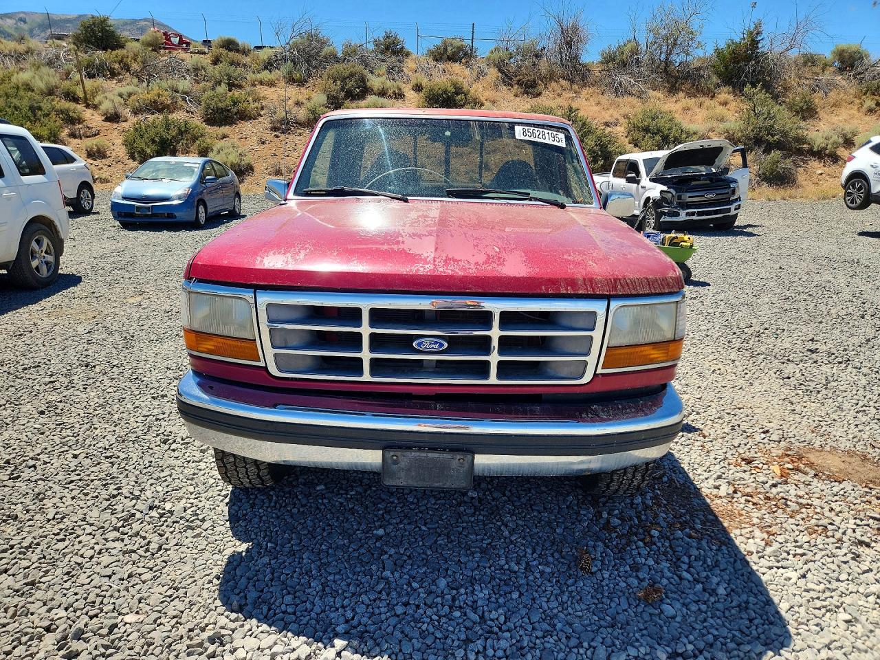 1995 Ford F150 Maroon vin: 1FTEX14H9SKA38499
