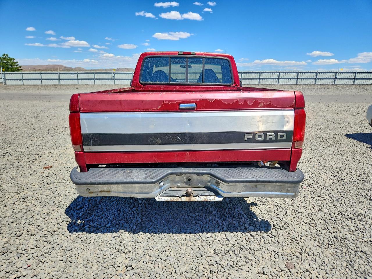 1995 Ford F150 Maroon vin: 1FTEX14H9SKA38499