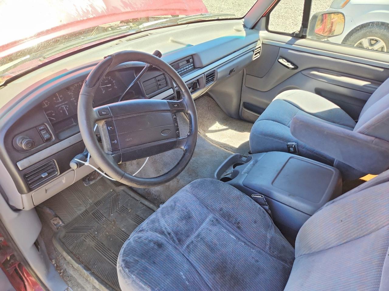 1995 Ford F150 Maroon vin: 1FTEX14H9SKA38499