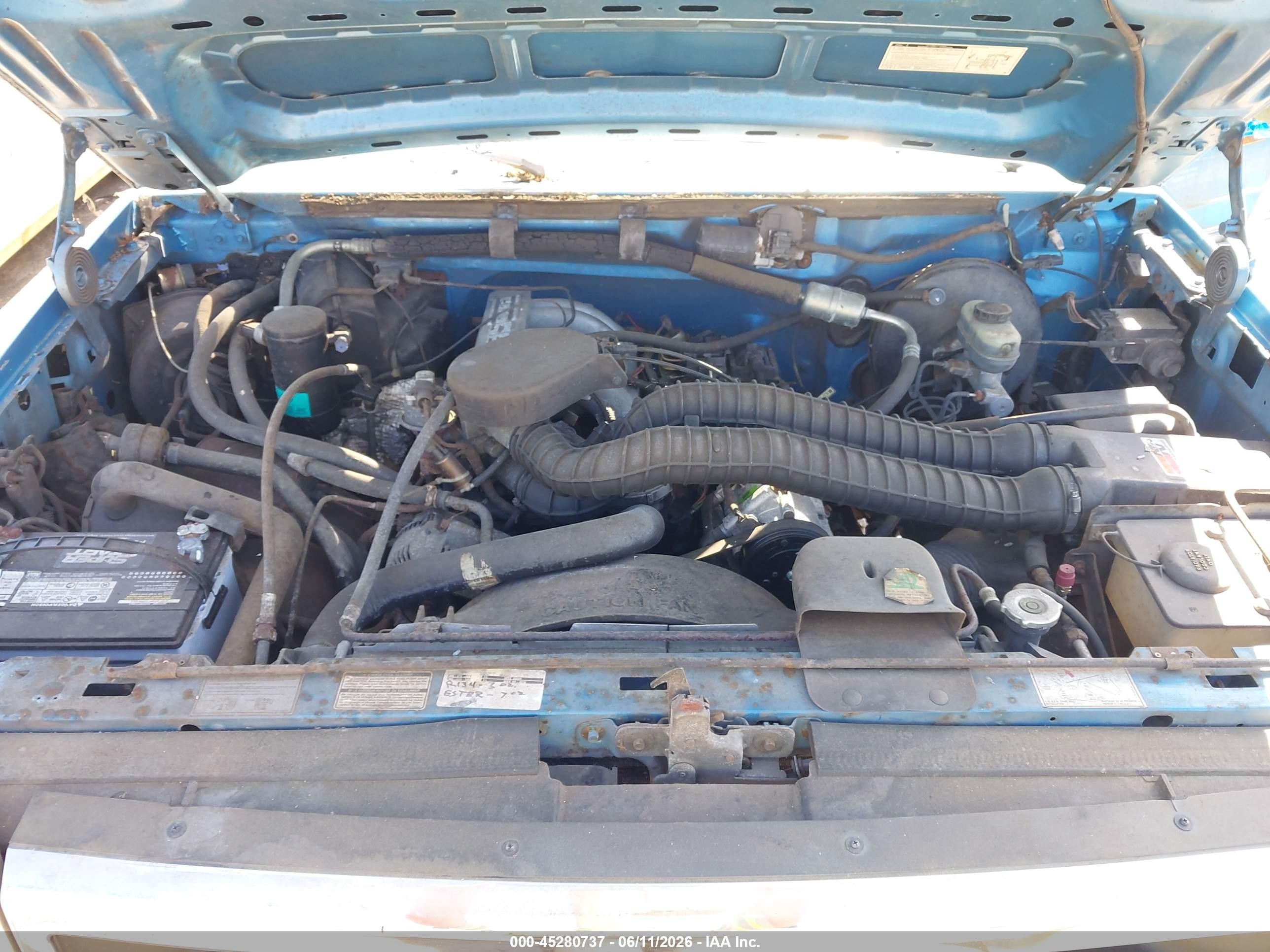 1993 Ford F150   Blue vin: 1FTEX14HXPKB09247