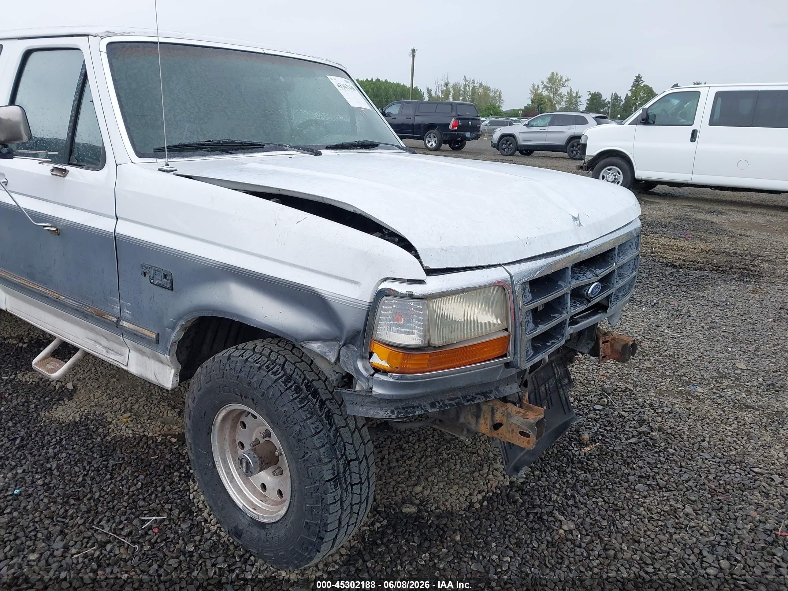 1995 Ford F150   White vin: 1FTEX14HXSKA07049