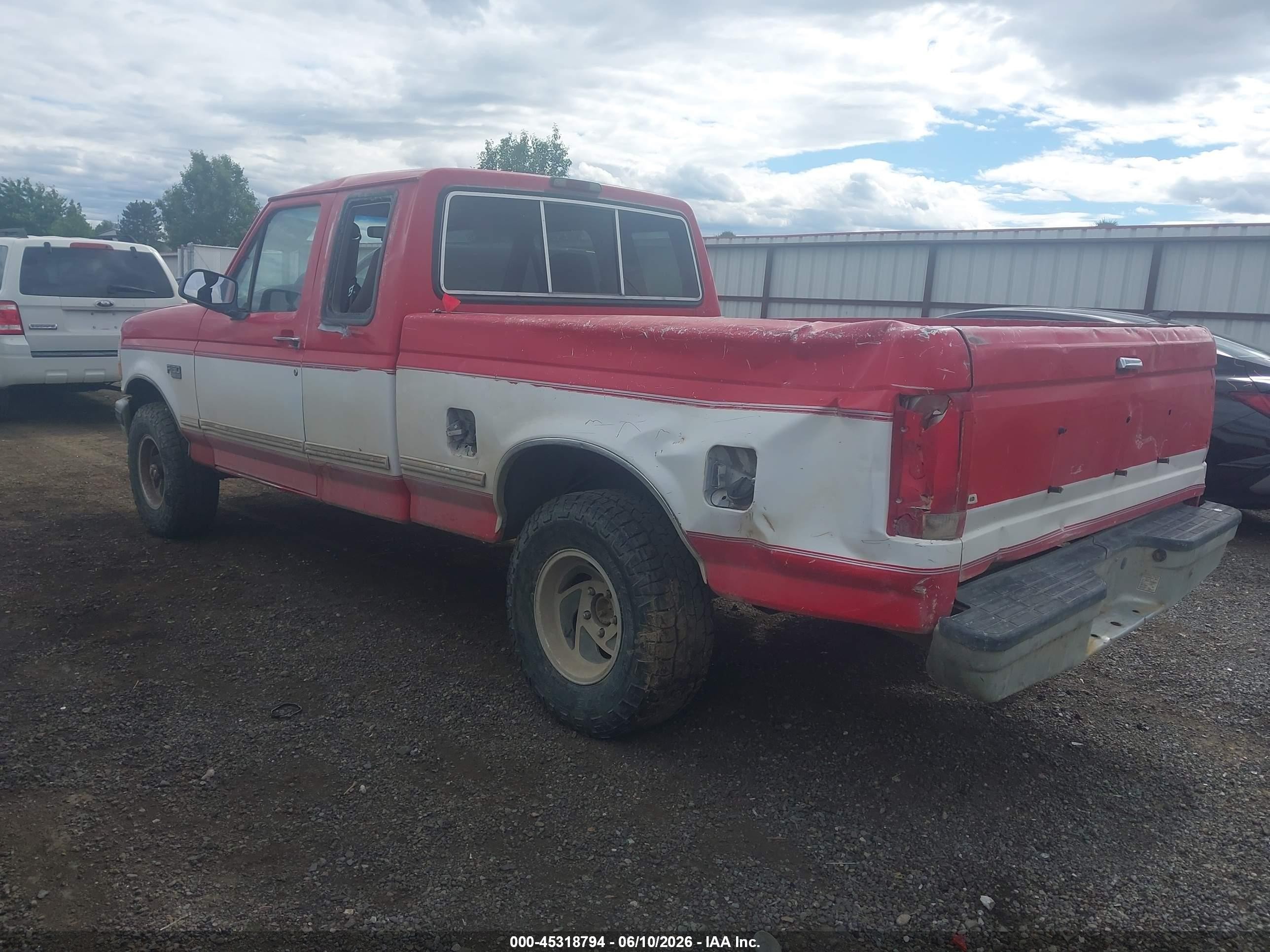 1996 Ford F150 Red vin: 1FTEX14HXTKA19221