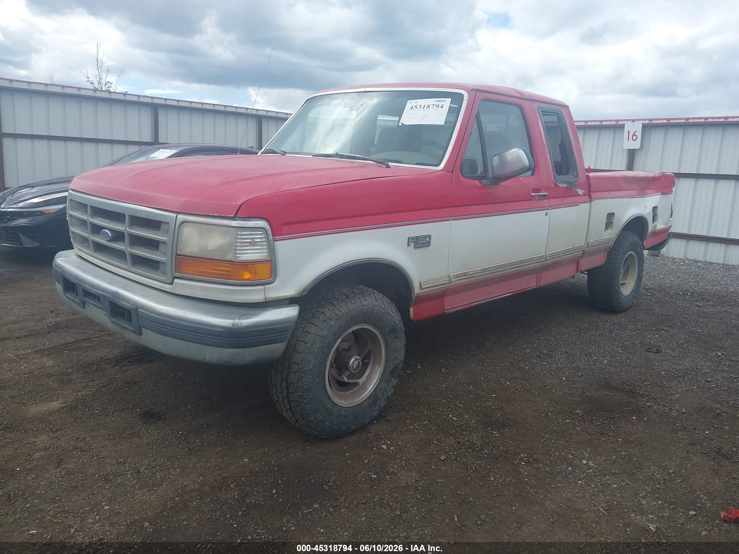 1996 Ford F150 Red vin: 1FTEX14HXTKA19221