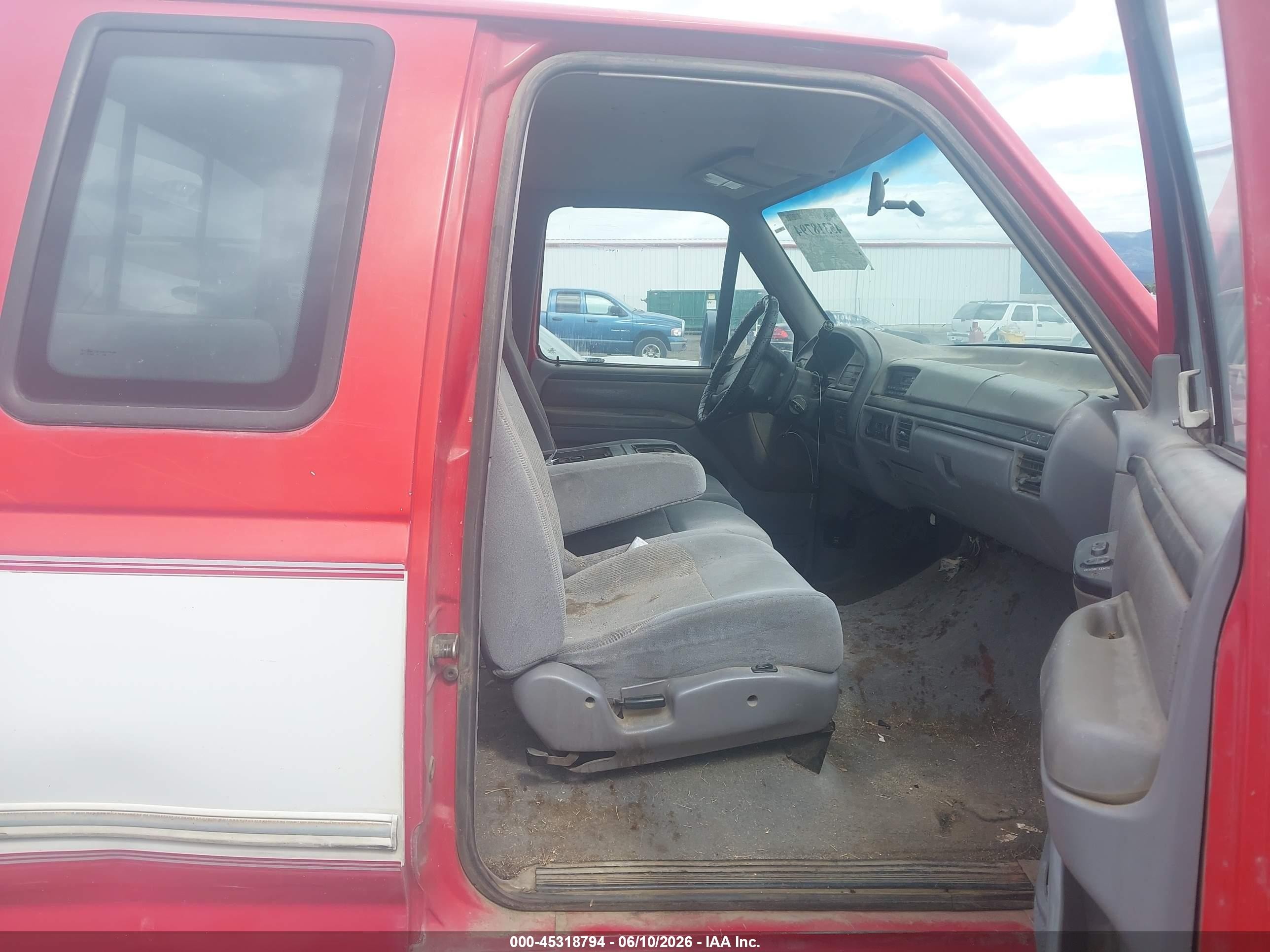 1996 Ford F150 Red vin: 1FTEX14HXTKA19221