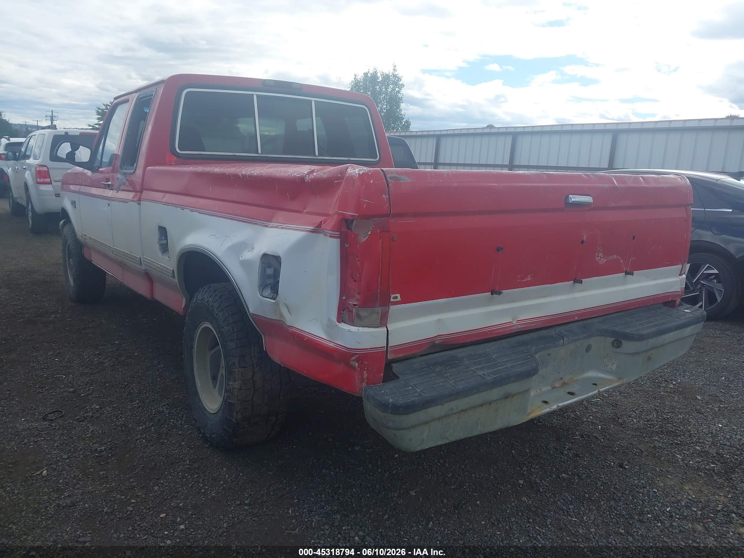 1996 Ford F150 Red vin: 1FTEX14HXTKA19221