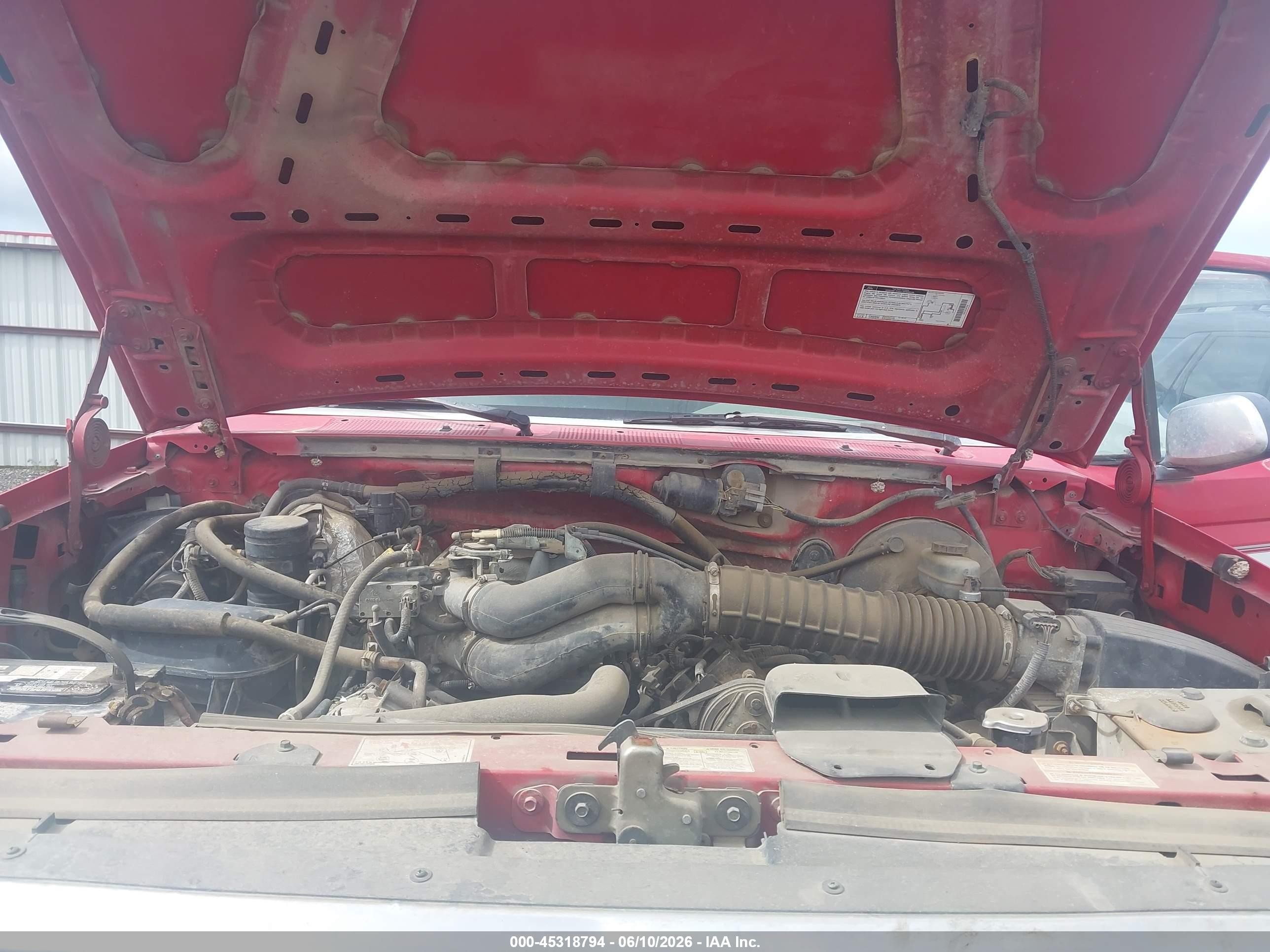 1996 Ford F150 Red vin: 1FTEX14HXTKA19221