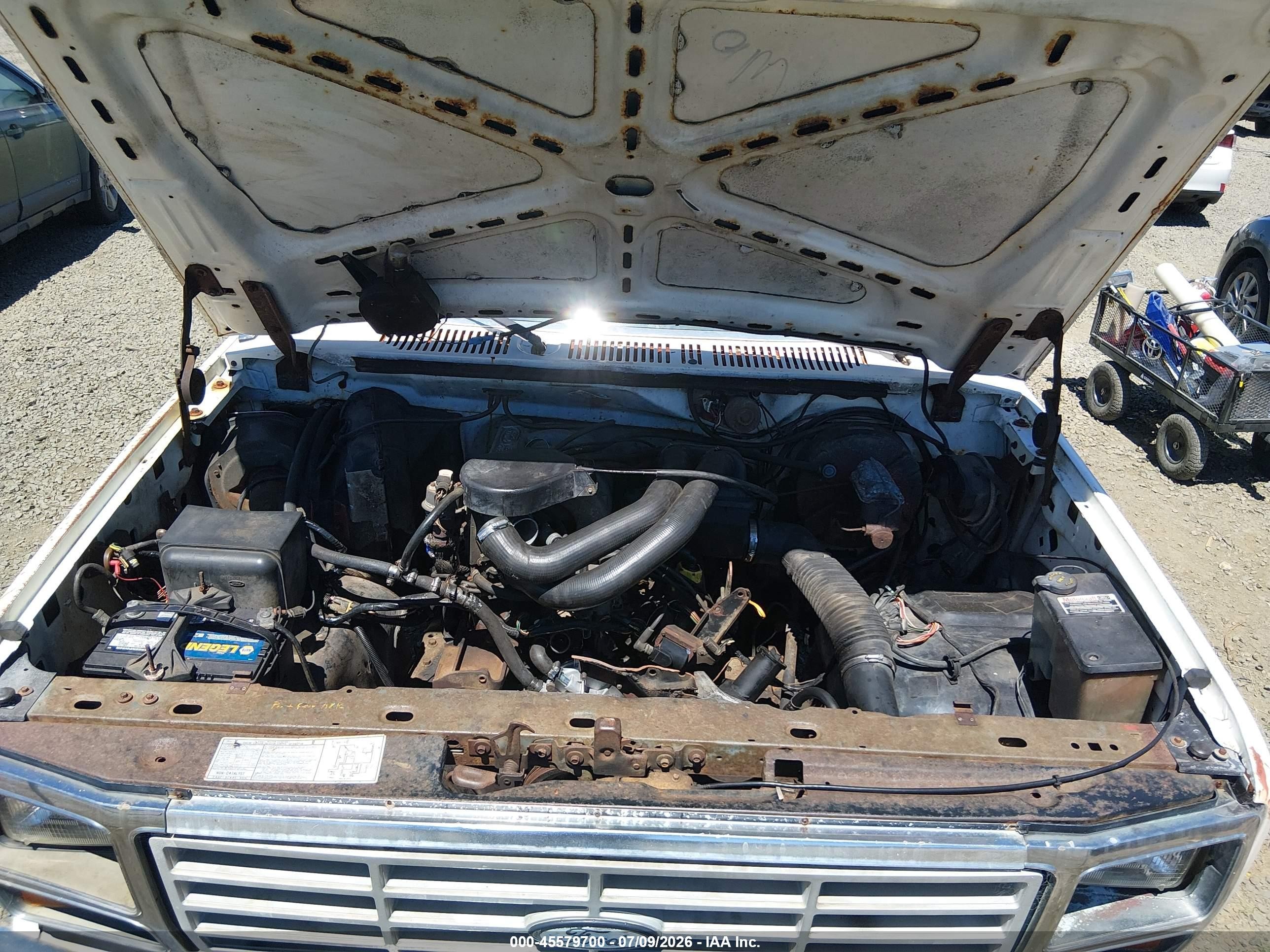 1986 Ford F150   White vin: 1FTEX14N0GKB77434