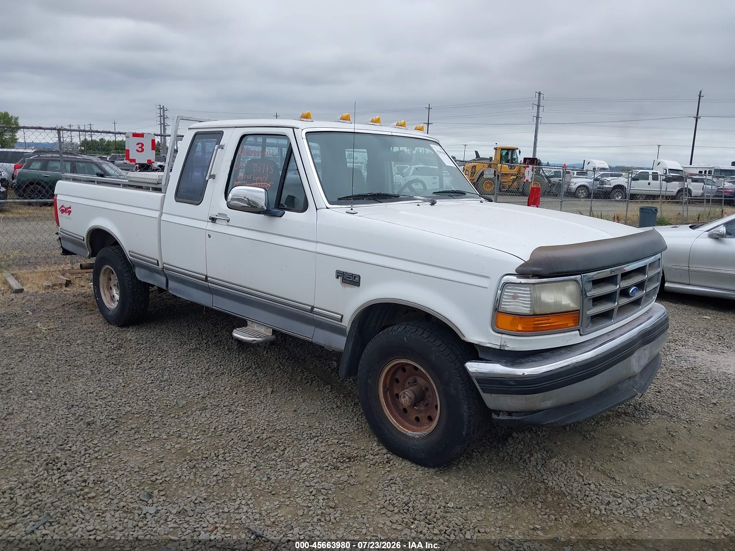 1994 Ford F150   White vin: 1FTEX14N1RKB50665