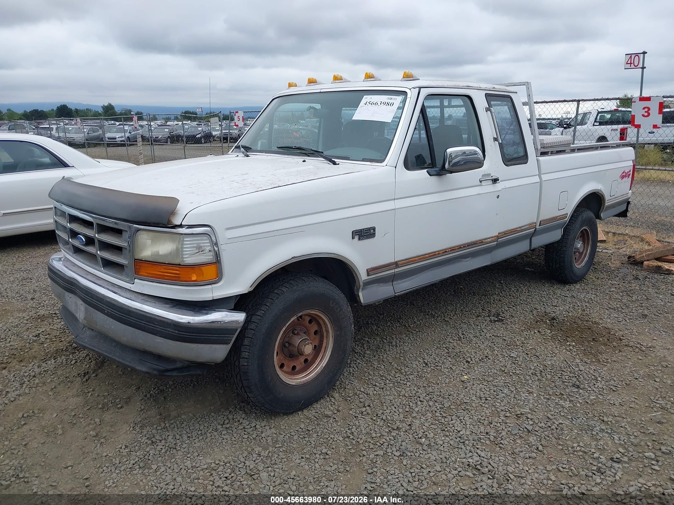 1994 Ford F150   White vin: 1FTEX14N1RKB50665