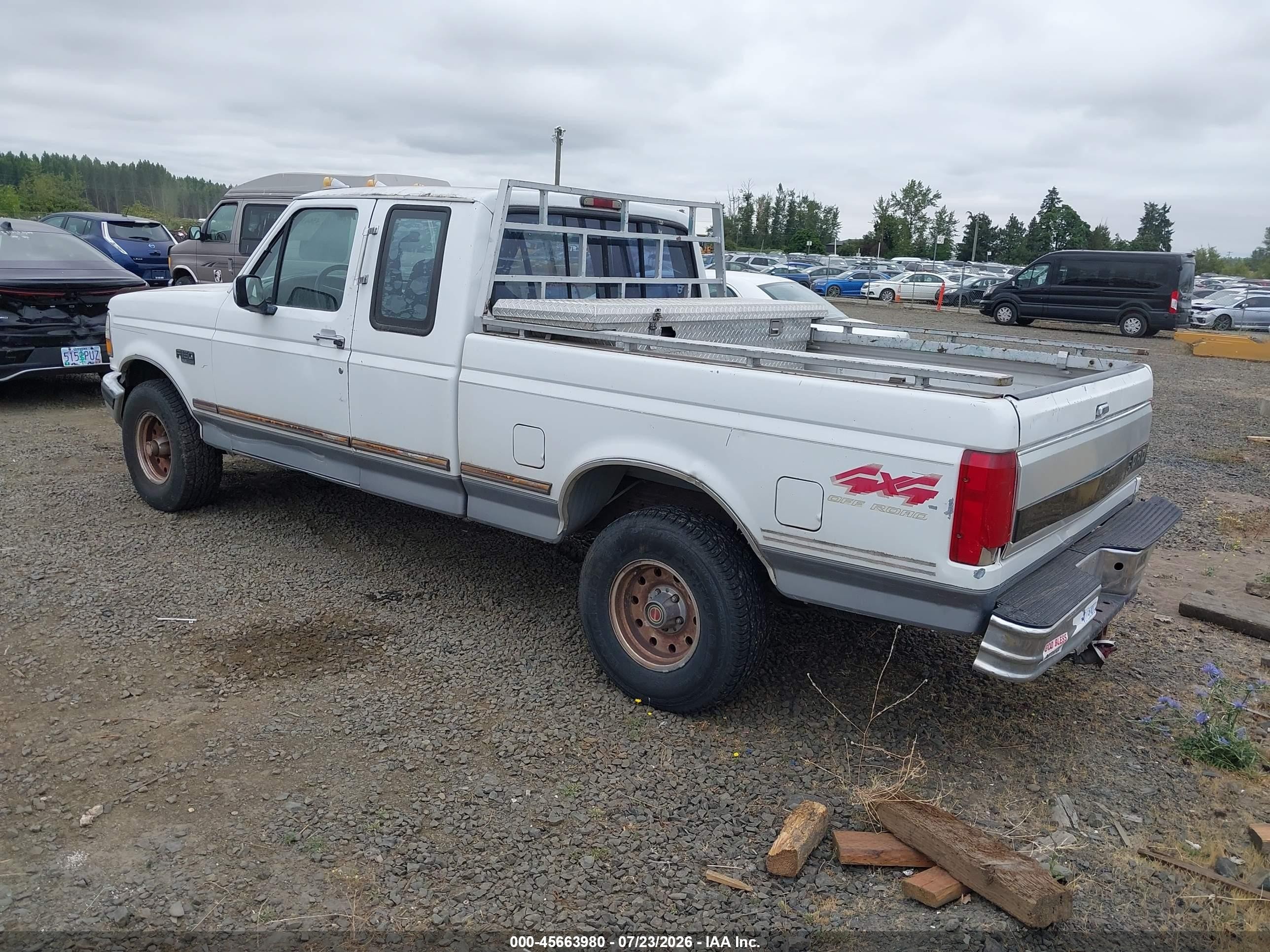 1994 Ford F150   White vin: 1FTEX14N1RKB50665