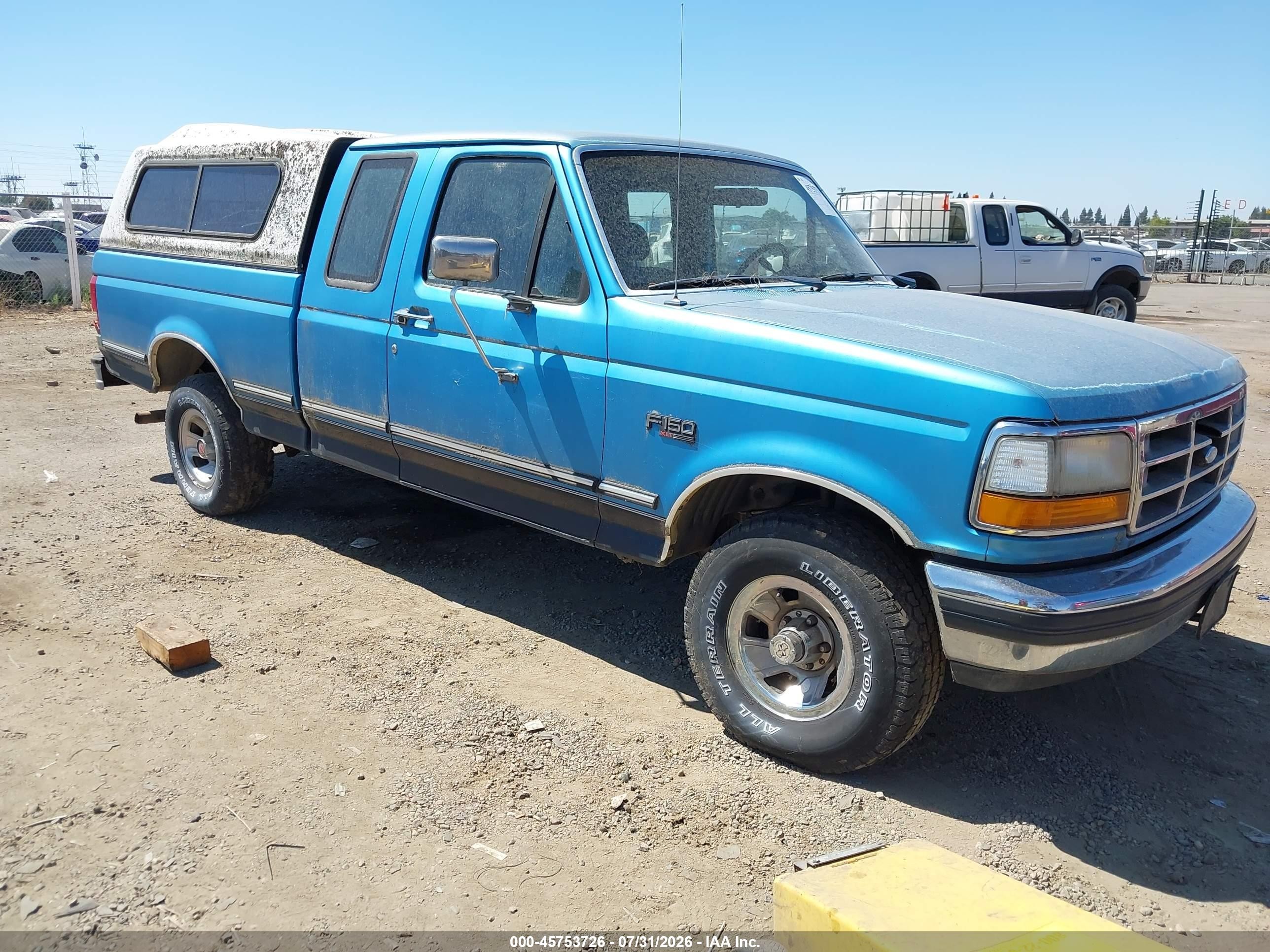 1992 Ford F150   Light Blue vin: 1FTEX14N2NKA91426
