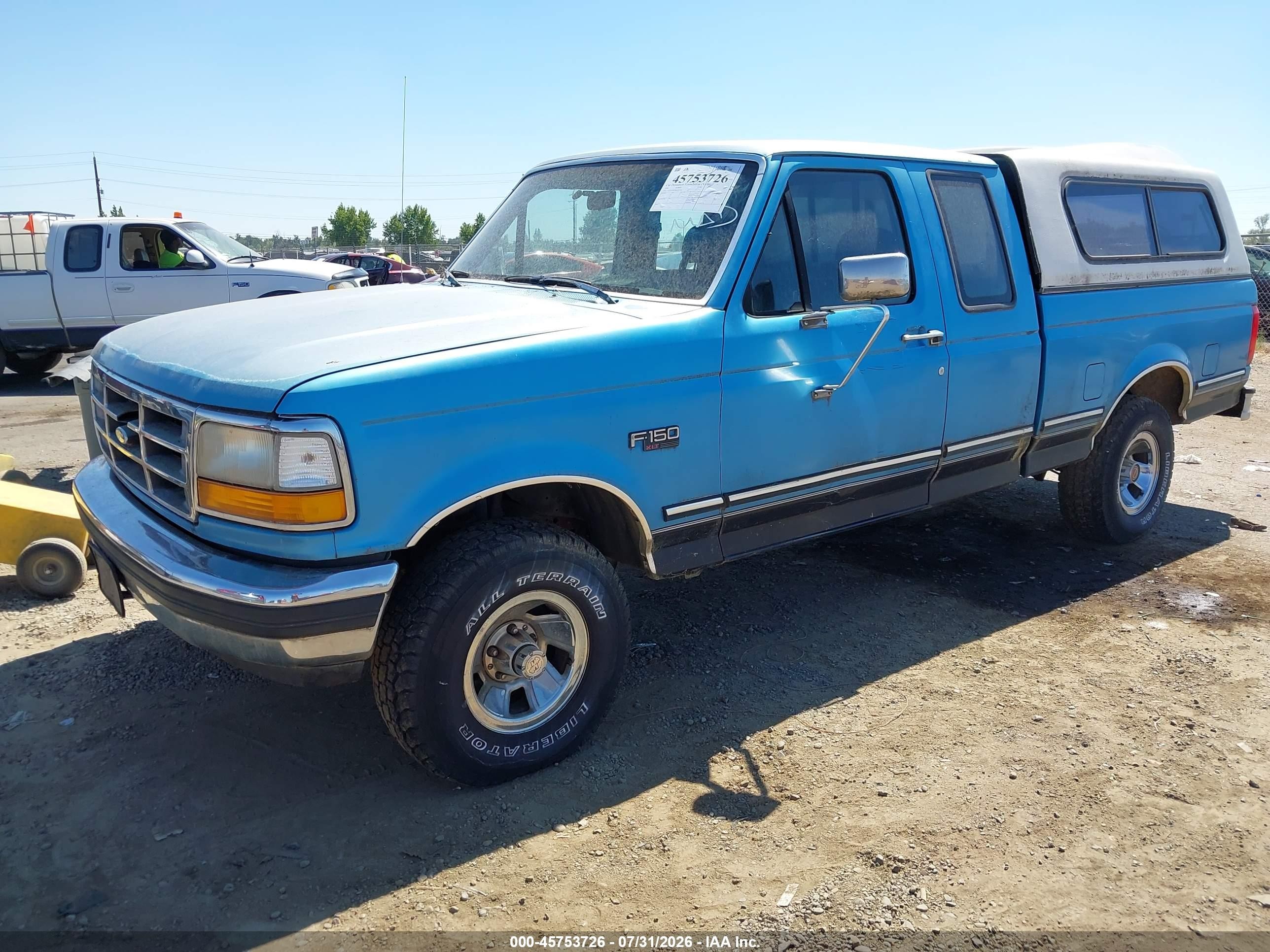1992 Ford F150   Light Blue vin: 1FTEX14N2NKA91426