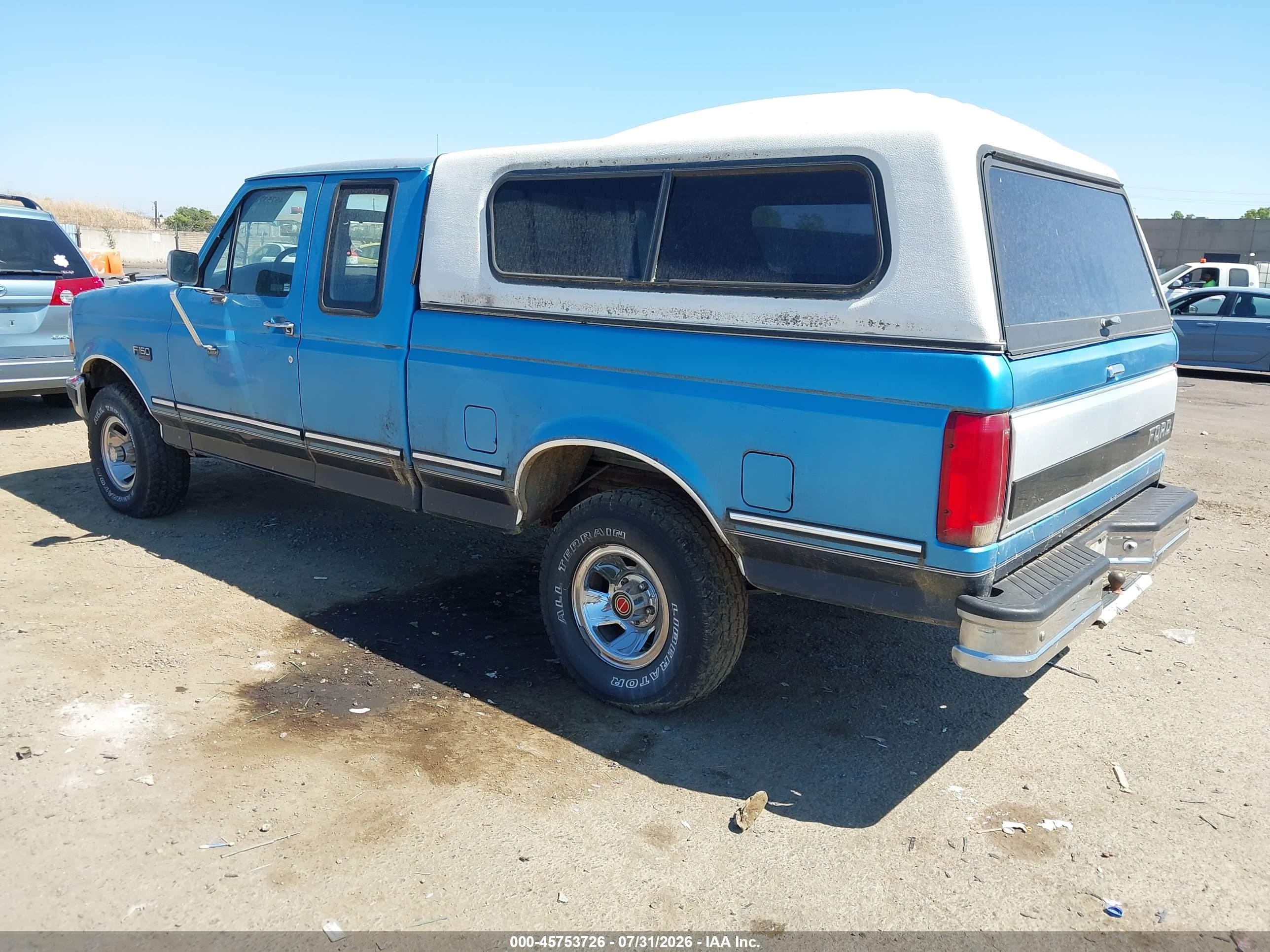 1992 Ford F150   Light Blue vin: 1FTEX14N2NKA91426