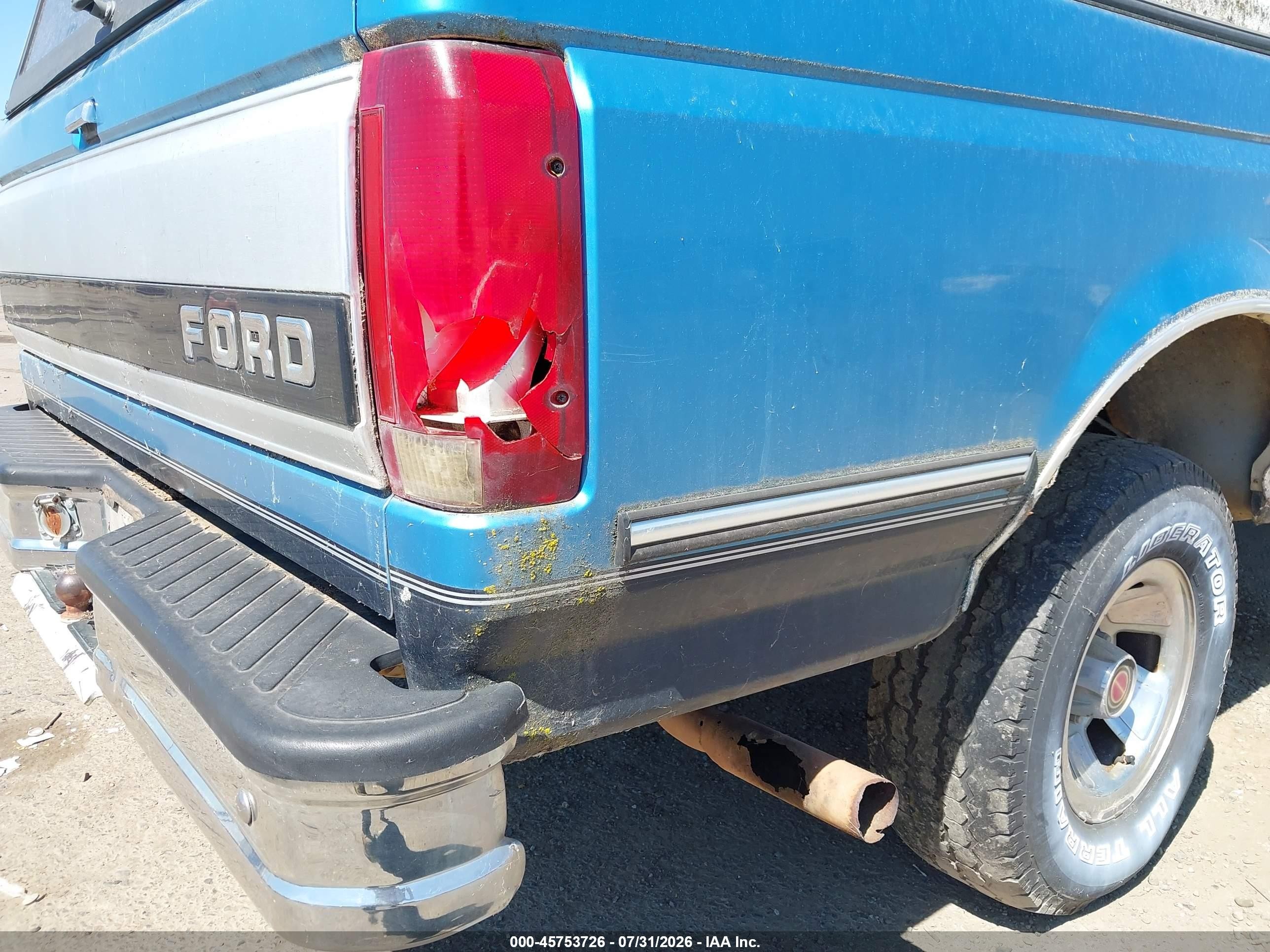 1992 Ford F150   Light Blue vin: 1FTEX14N2NKA91426