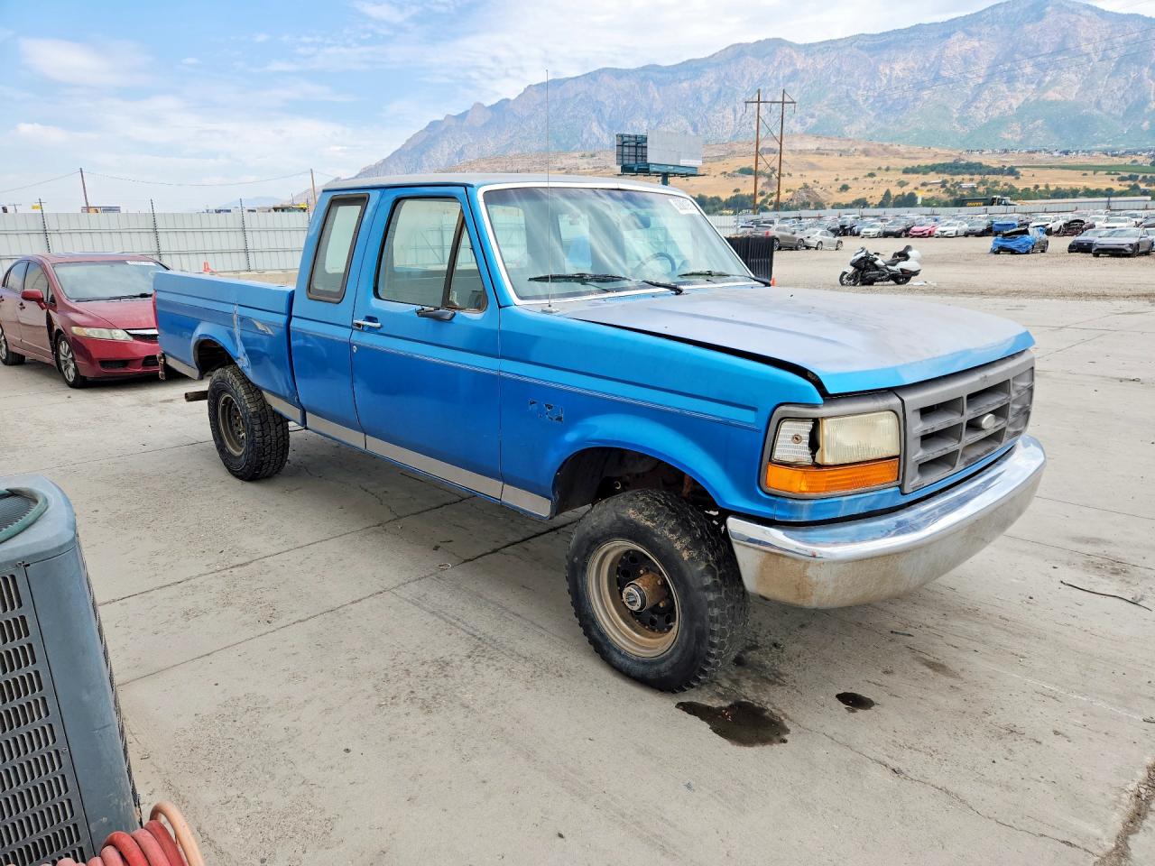 1994 Ford F150 Blue vin: 1FTEX14N3RKA24159