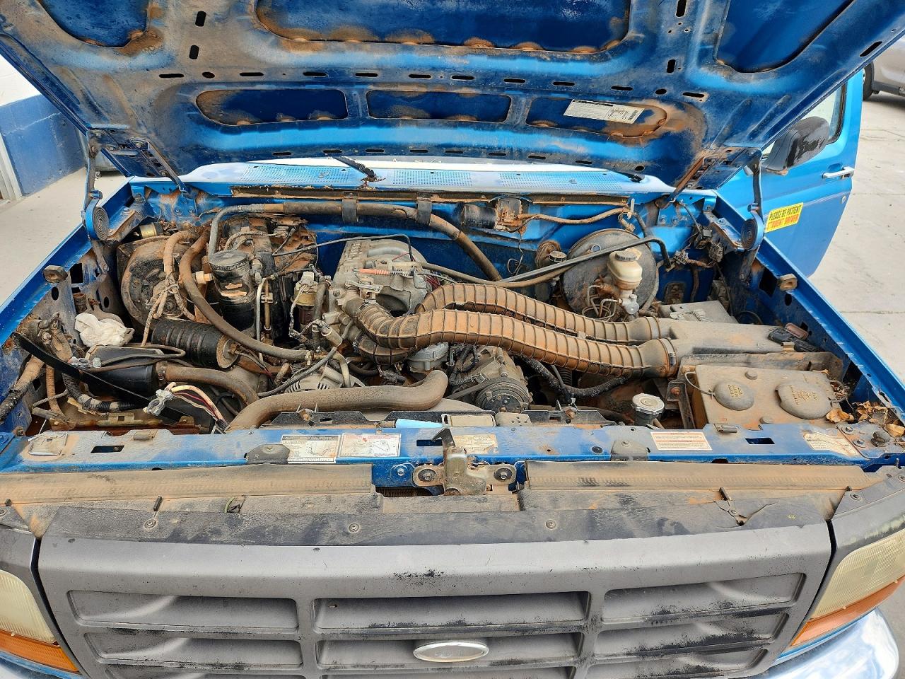 1994 Ford F150 Blue vin: 1FTEX14N3RKA24159